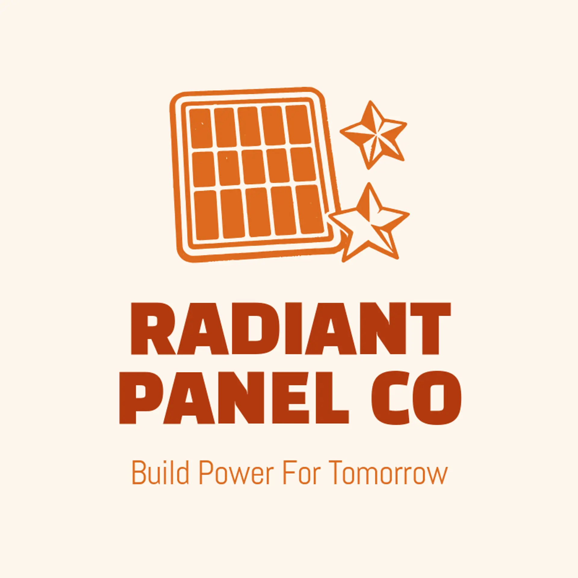 Radiant Panel Co logo for solar