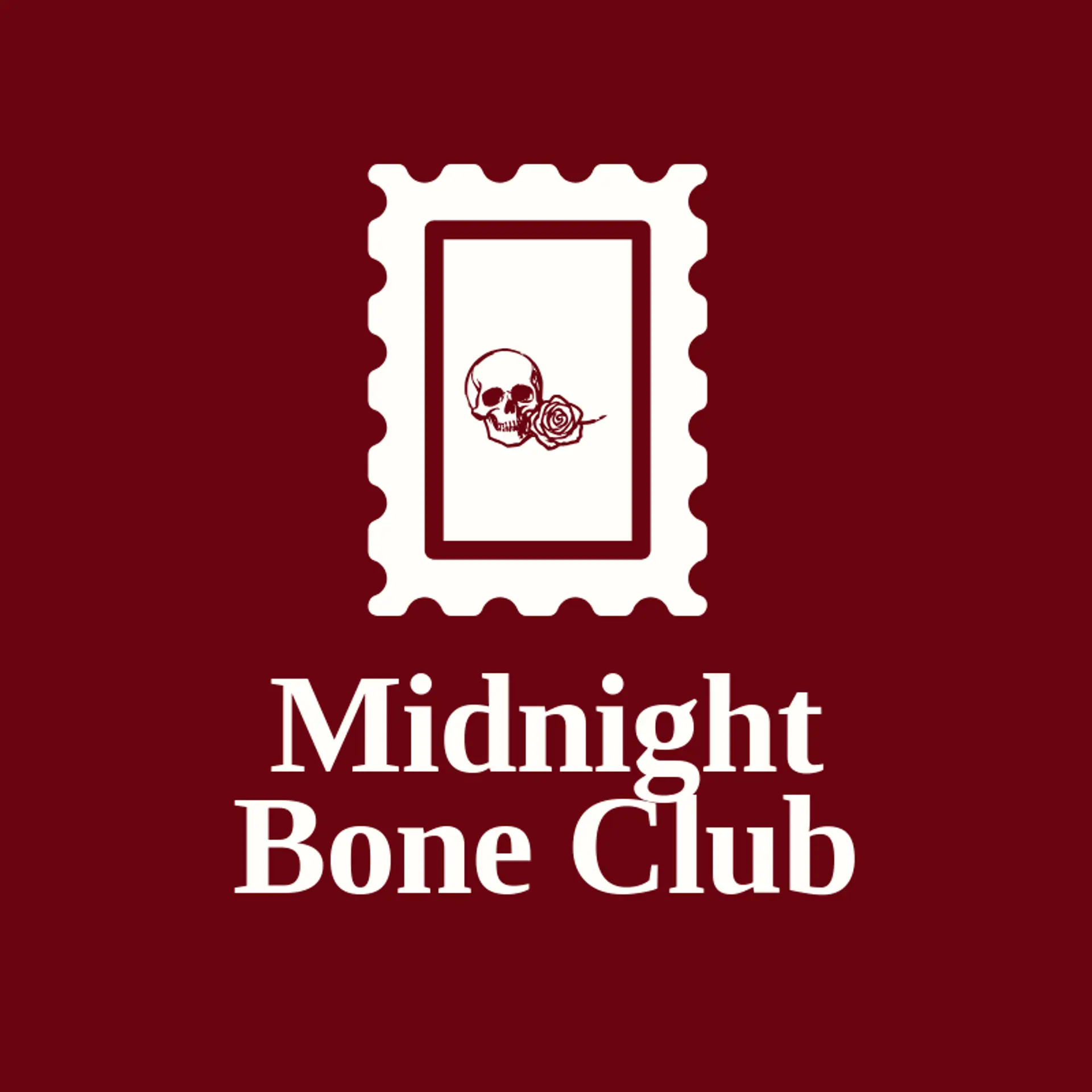 Midnight Bone Club logo for grim reaper