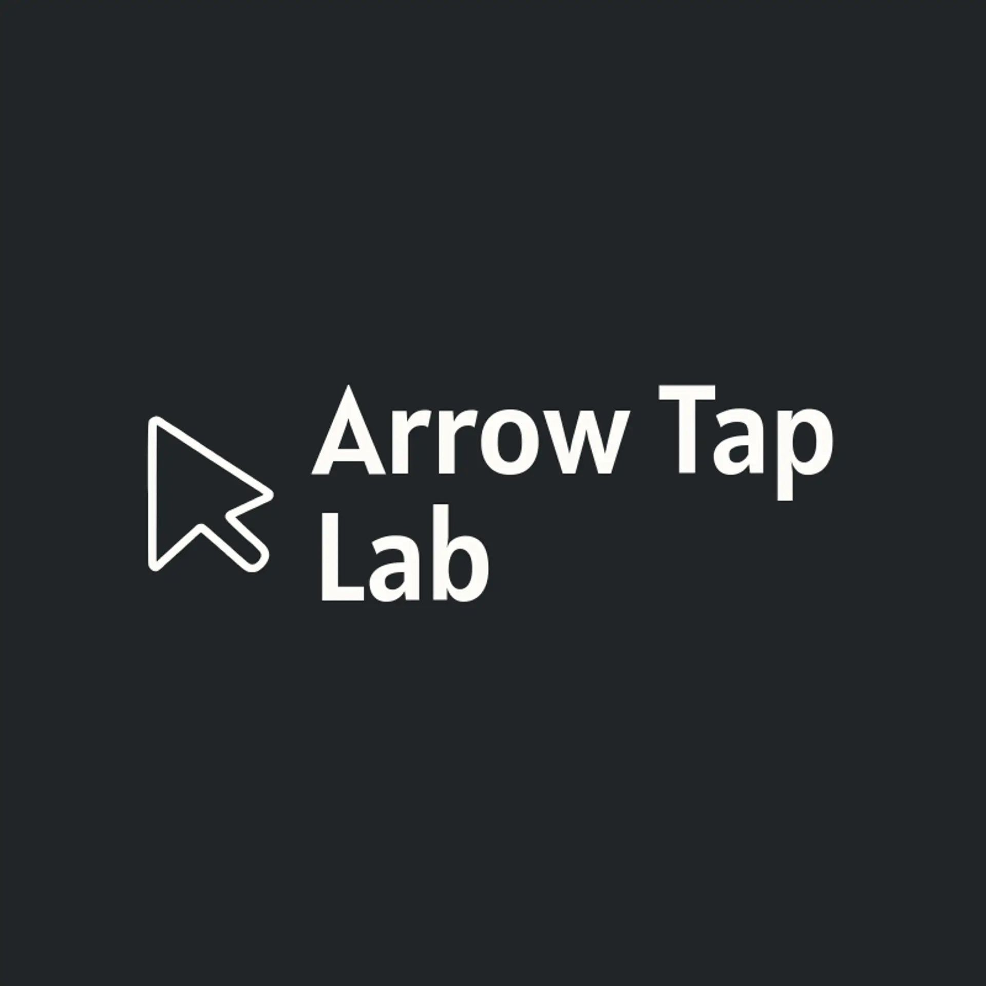 Arrow Tap Lab logo for social media