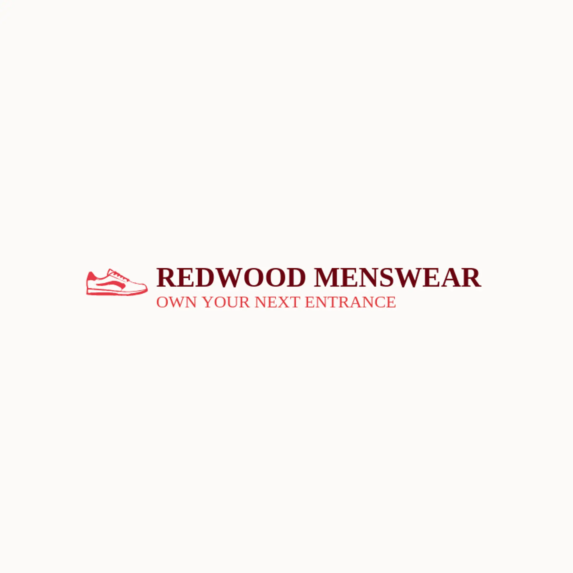 Redwood Menswear logo for mens fashion