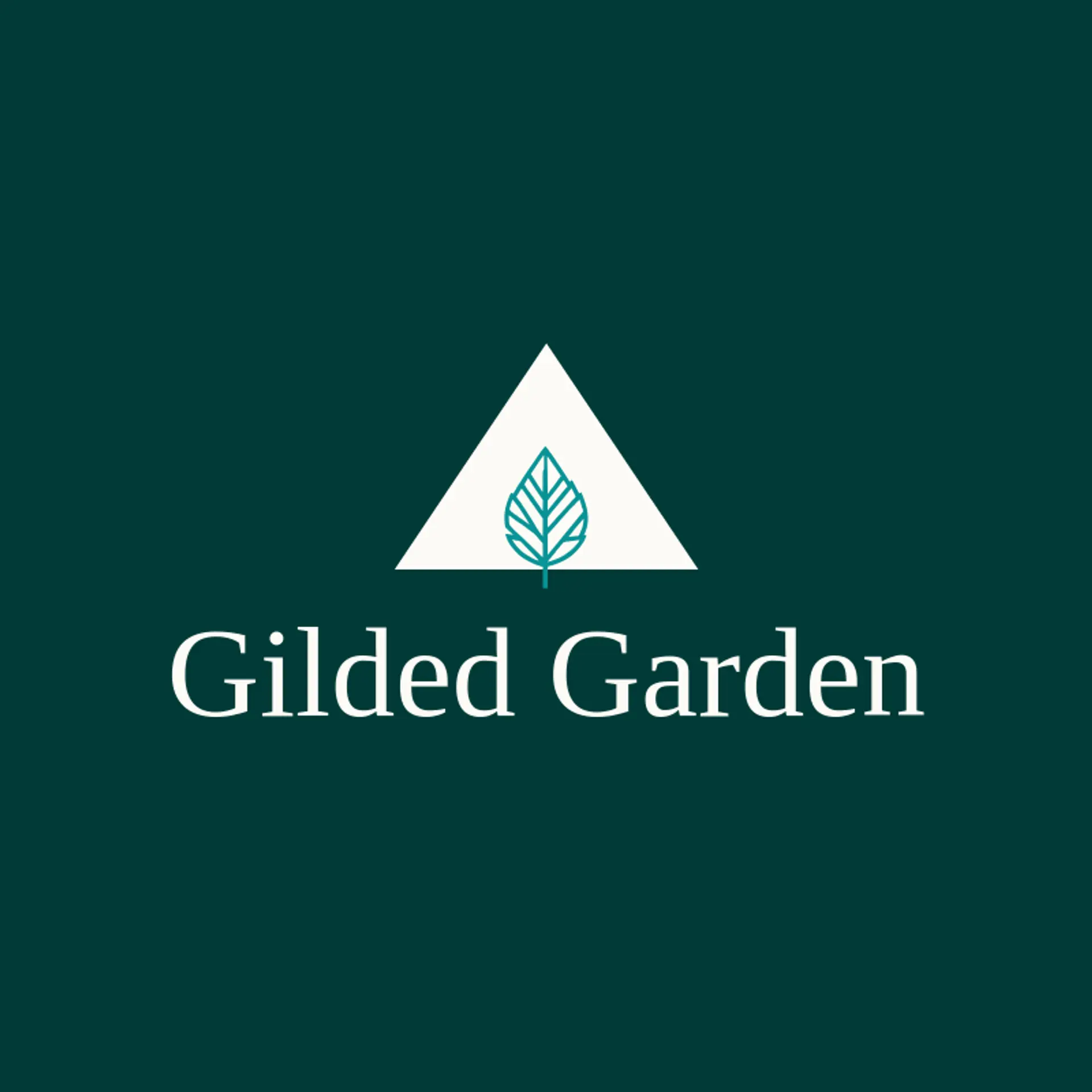 Gilded Garden logo for art deco