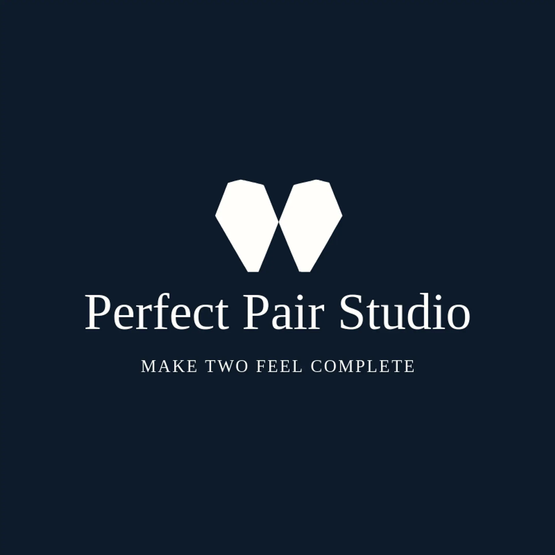 Perfect Pair Studio logo for symmetry
