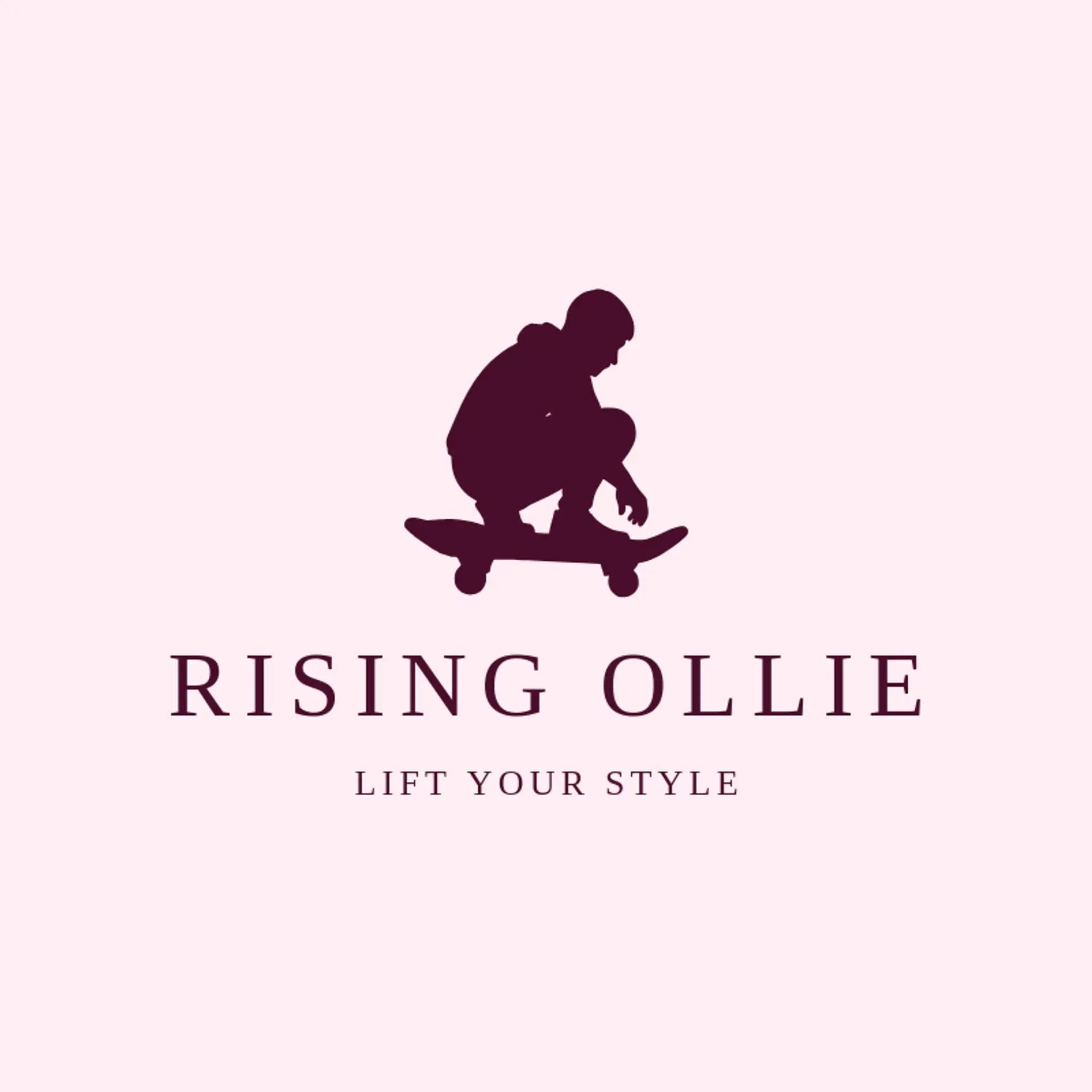 Rising Ollie logo for skate