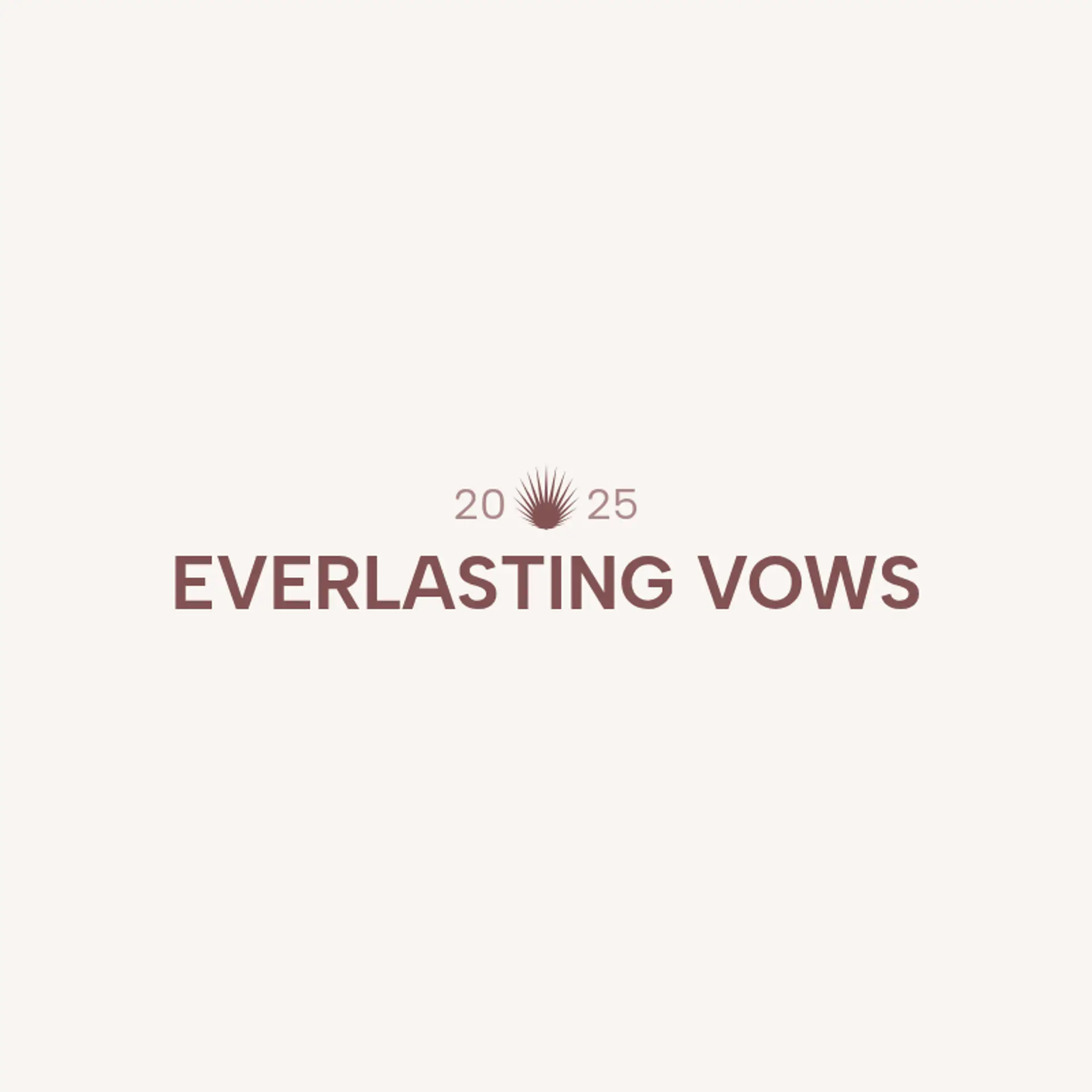 Enchanted Vows logo for wedding service