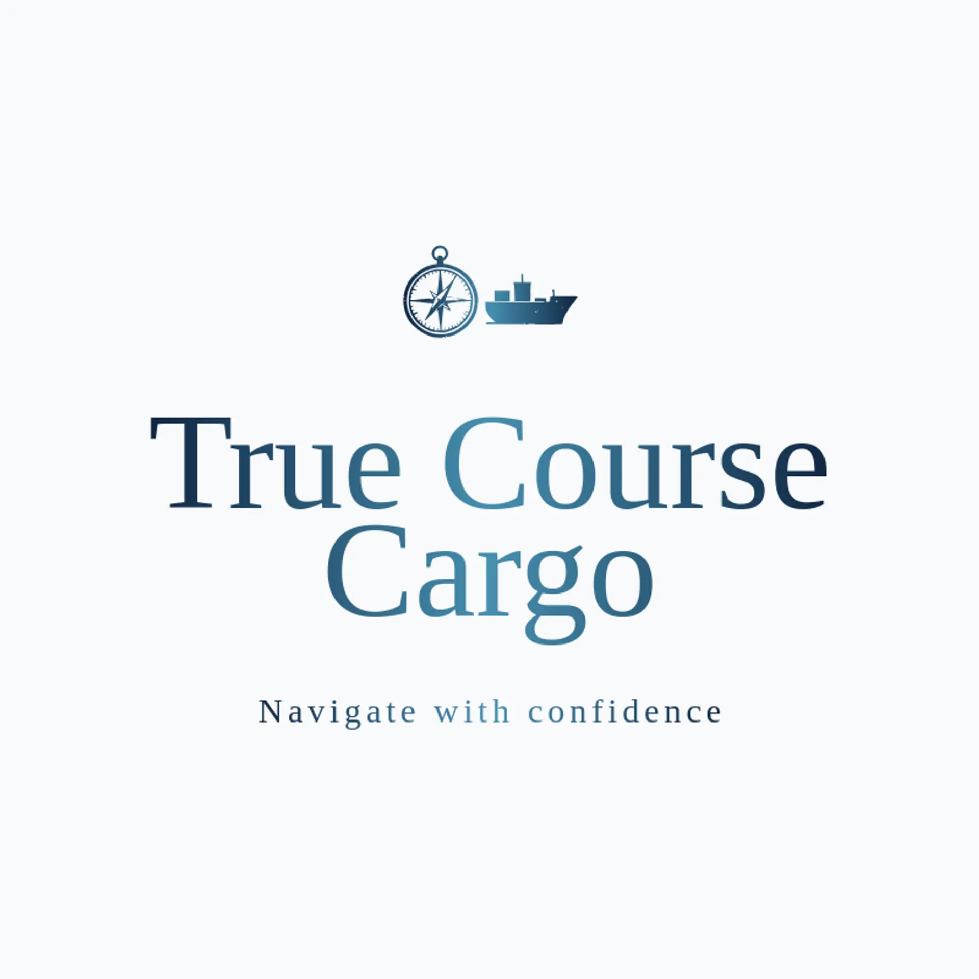 True Course Cargo logo for logistics
