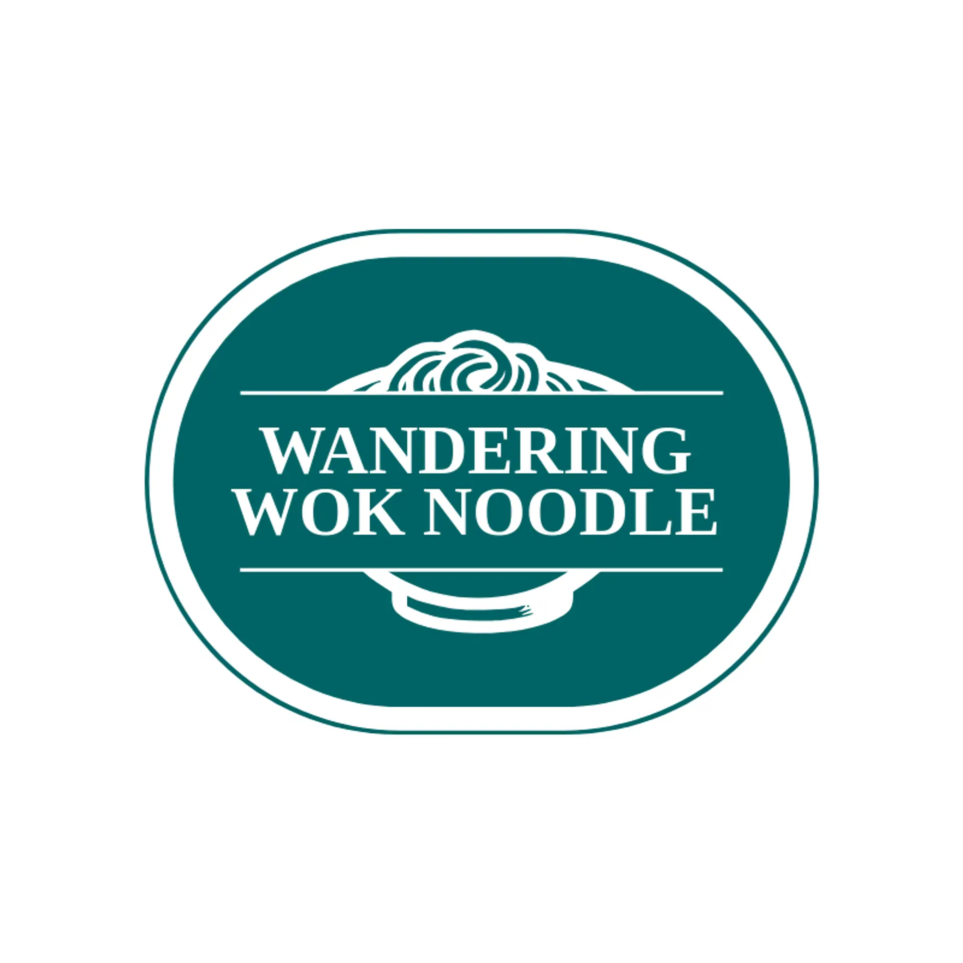 Wandering Wok Noodle logo for noodle
