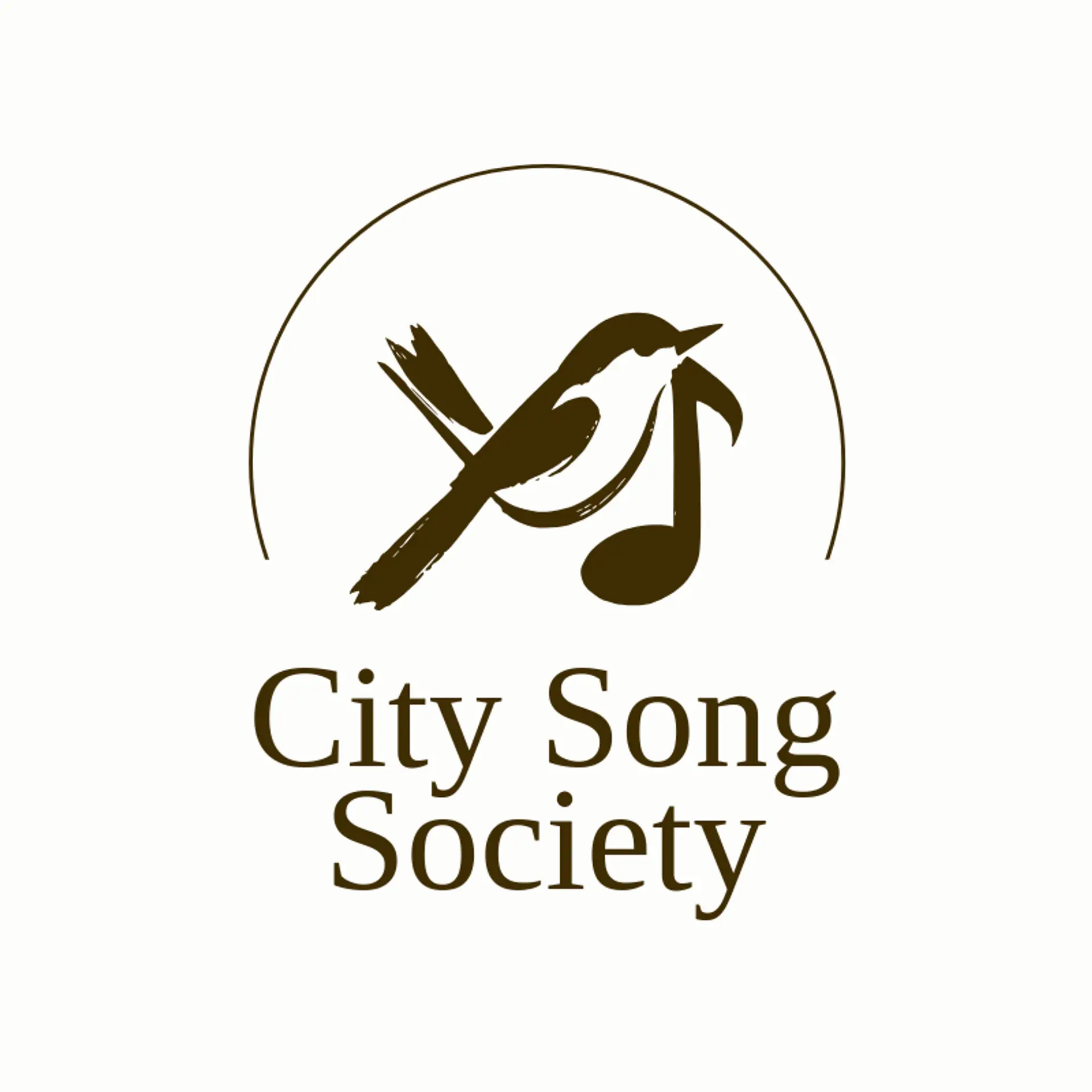 City Song Society logo for sparrow