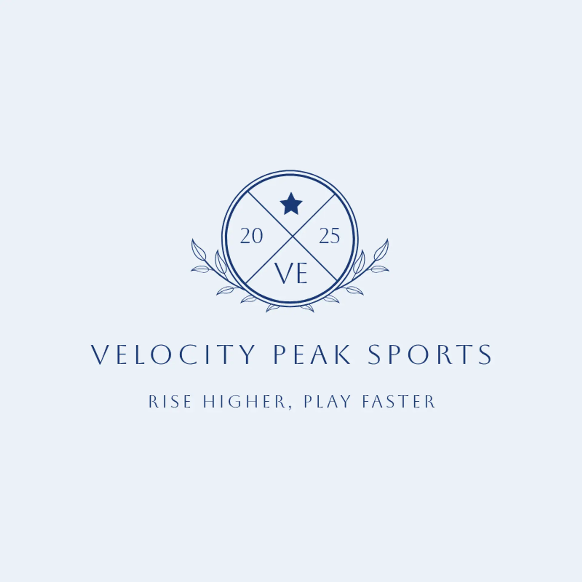 Velocity Peak Sports logo for sports
