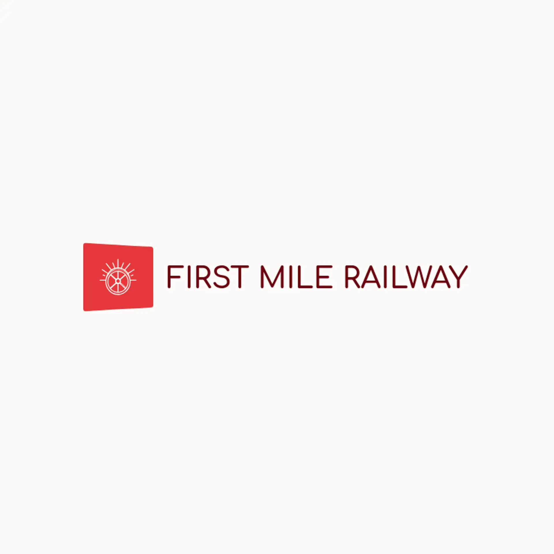 First Mile Railway logo for railway