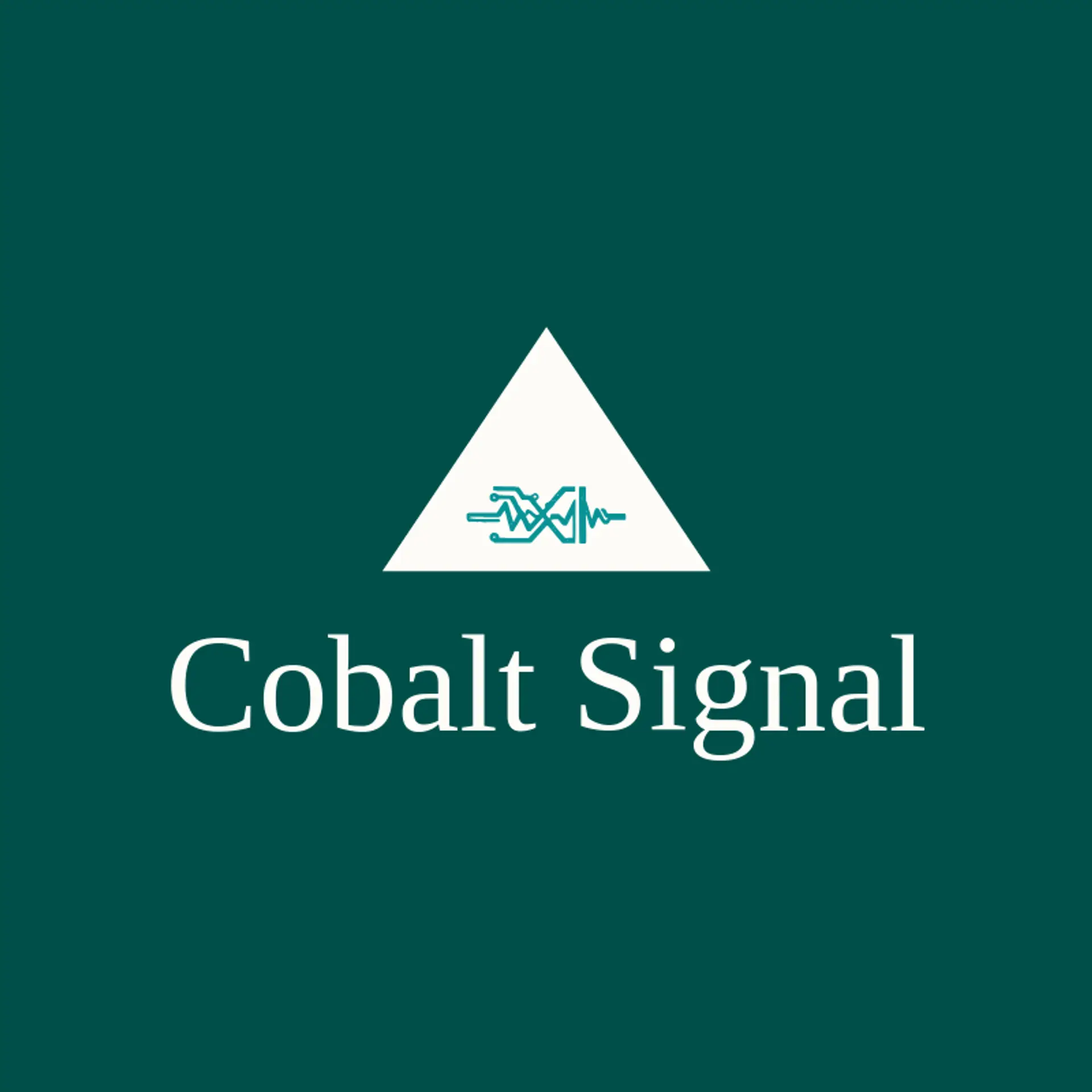 Cobalt Signal logo for electronics