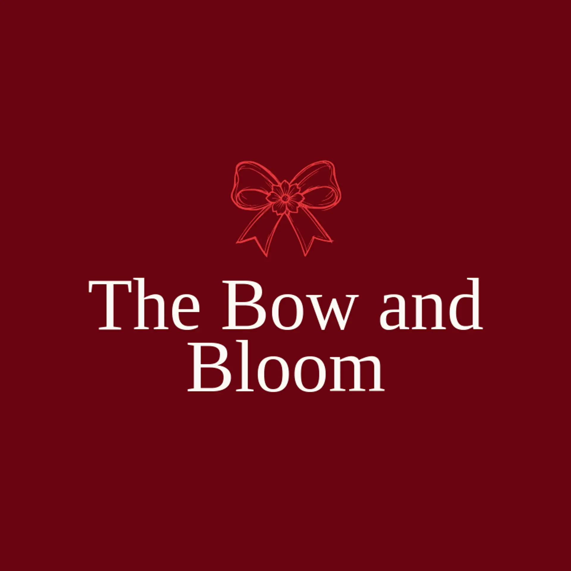 The Bow and Bloom logo for gift