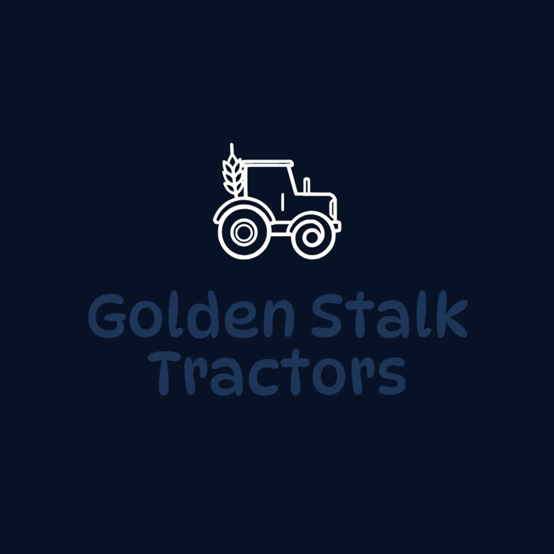 Golden Stalk Tractors logo for tractor