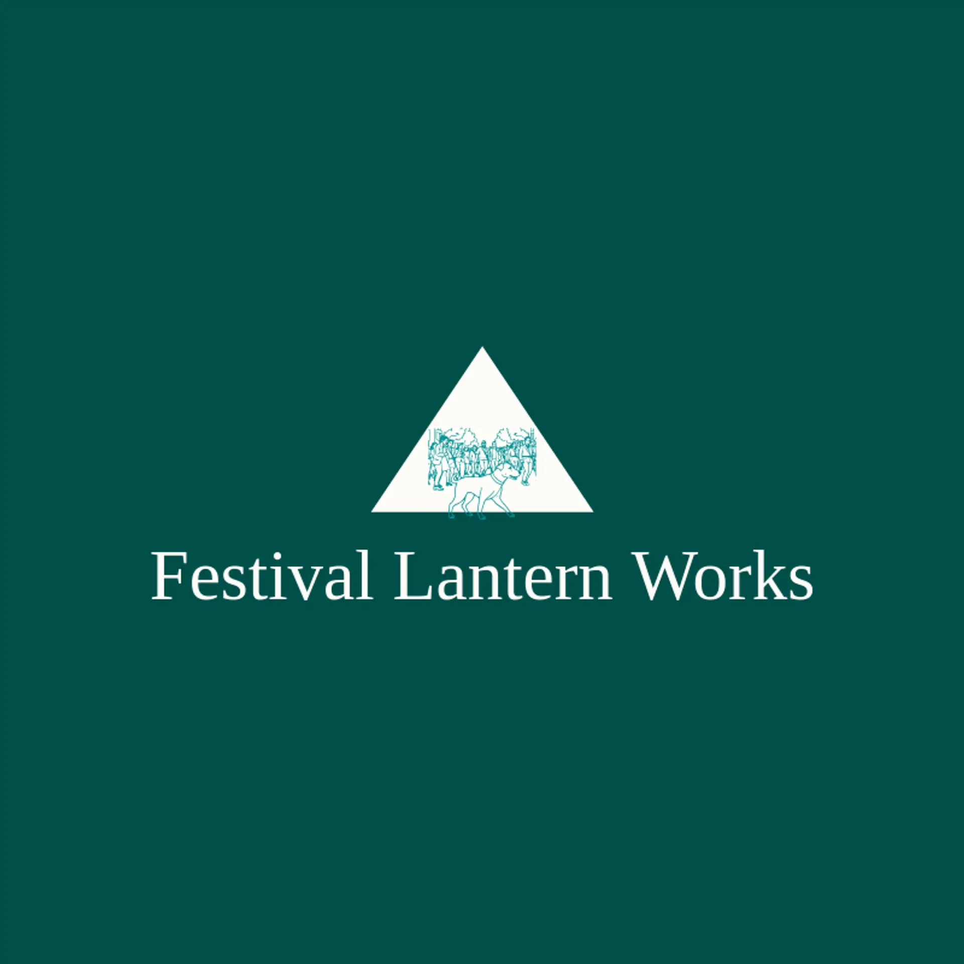 Festival Lantern Works logo for parade