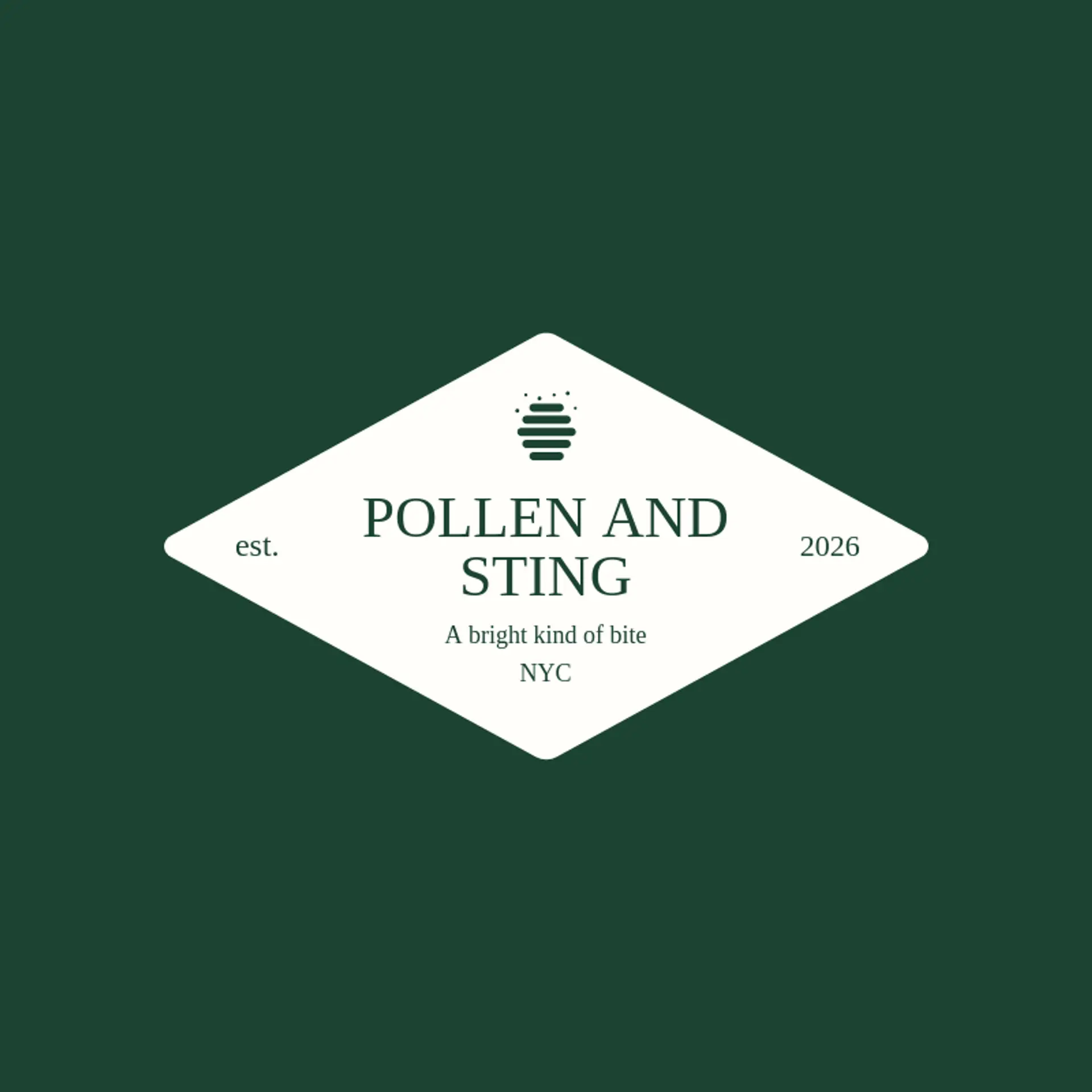 Pollen and Sting logo for sting