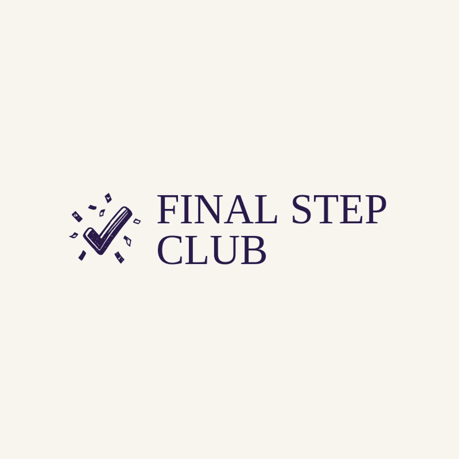 Final Step Club logo for check mark