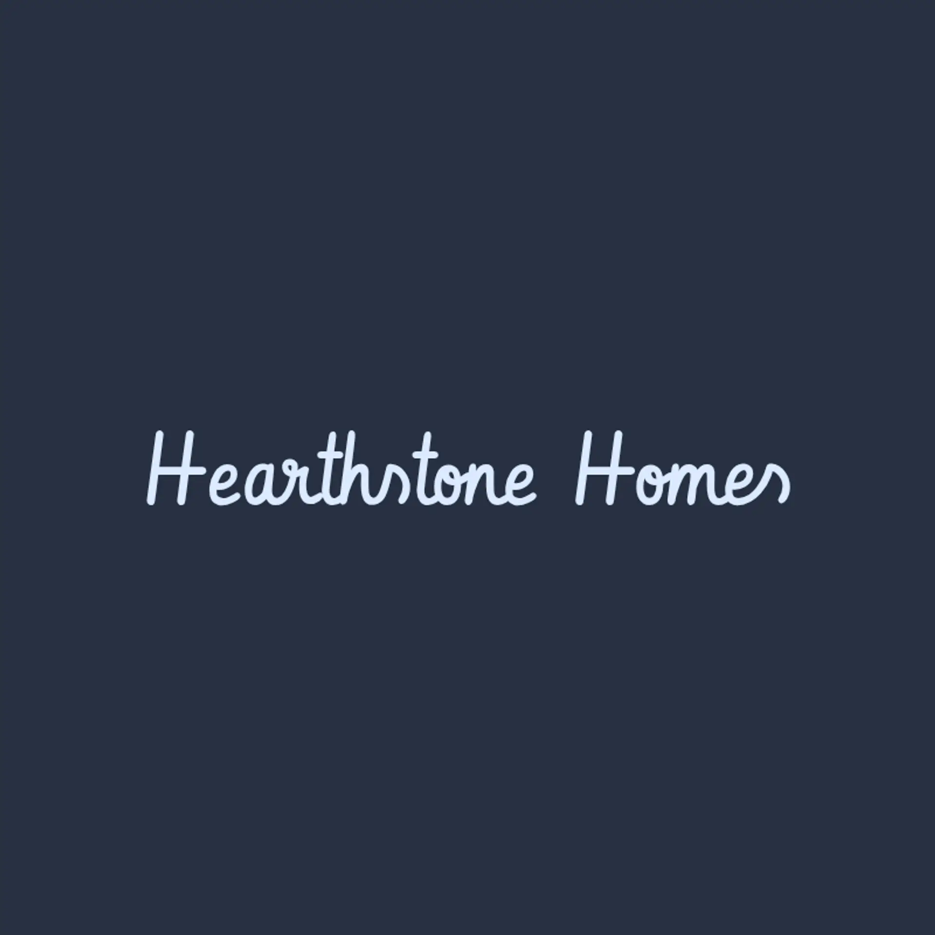 Hearthstone Homes logo for house construction
