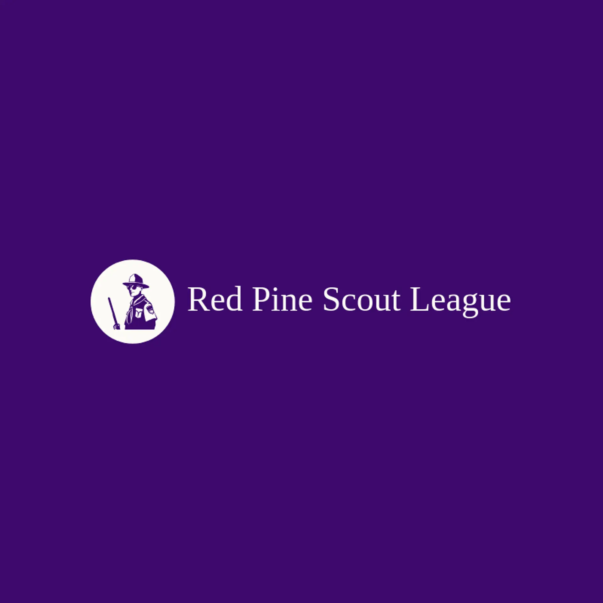 Red Pine Scout League logo for scout