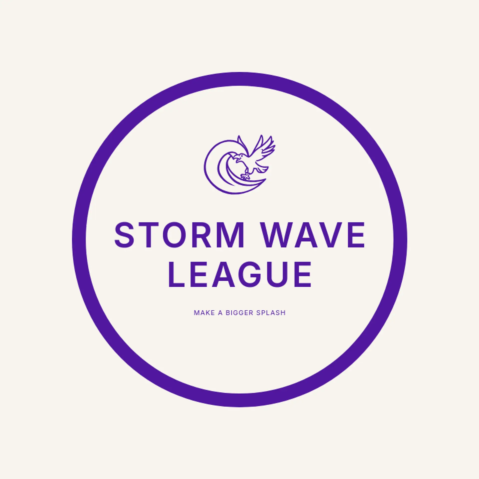 Storm Wave League logo for storm