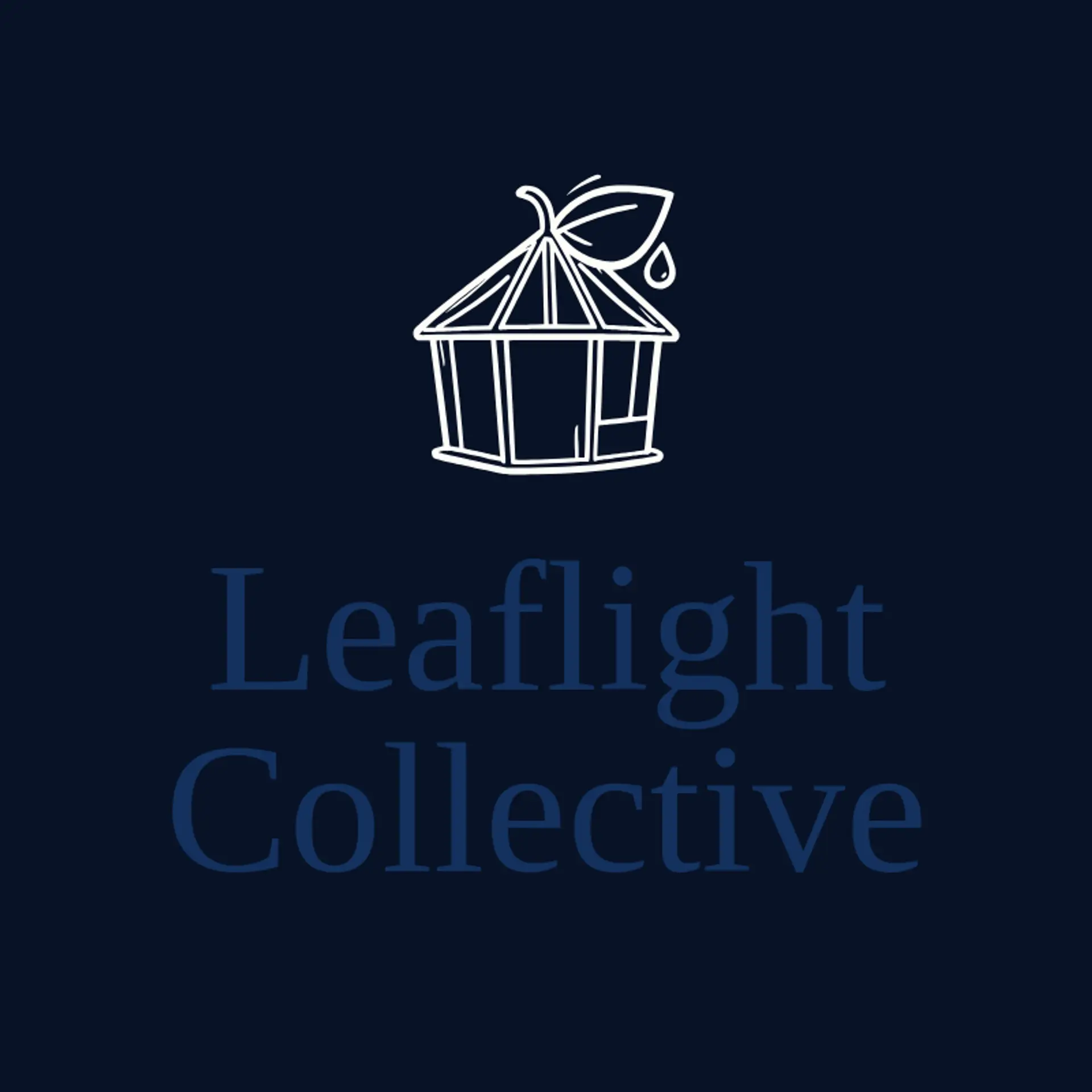 Leaflight Collective logo for greenhouse