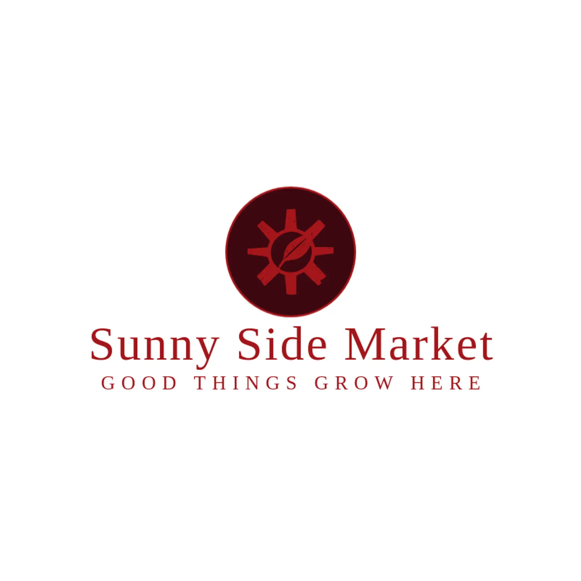 Sunny Side Market logo for sunshine