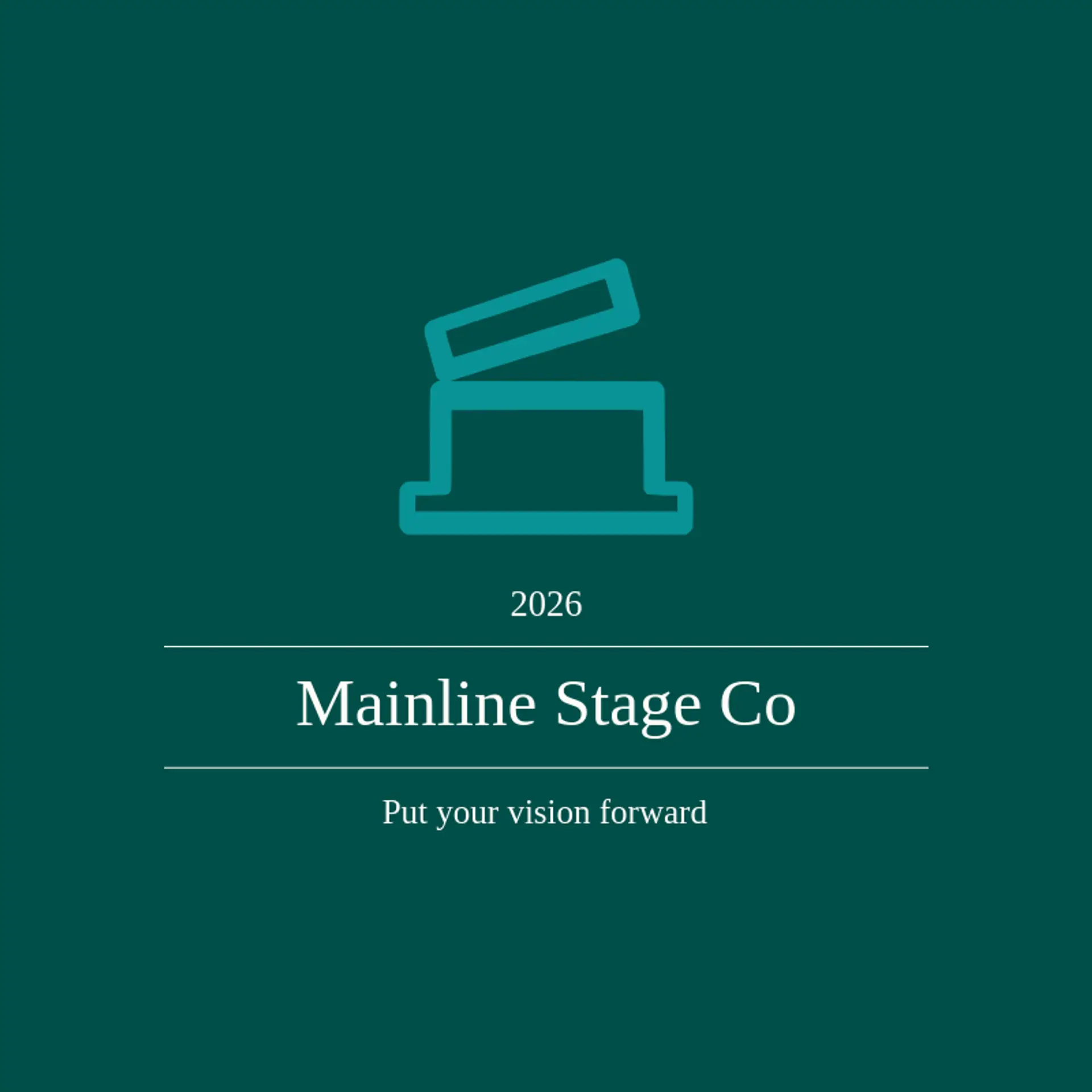 Mainline Stage Co logo for production