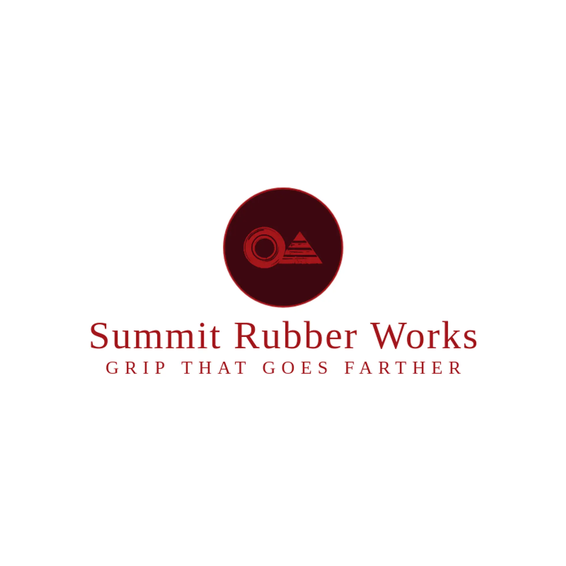 Summit Rubber Works logo for tire shop