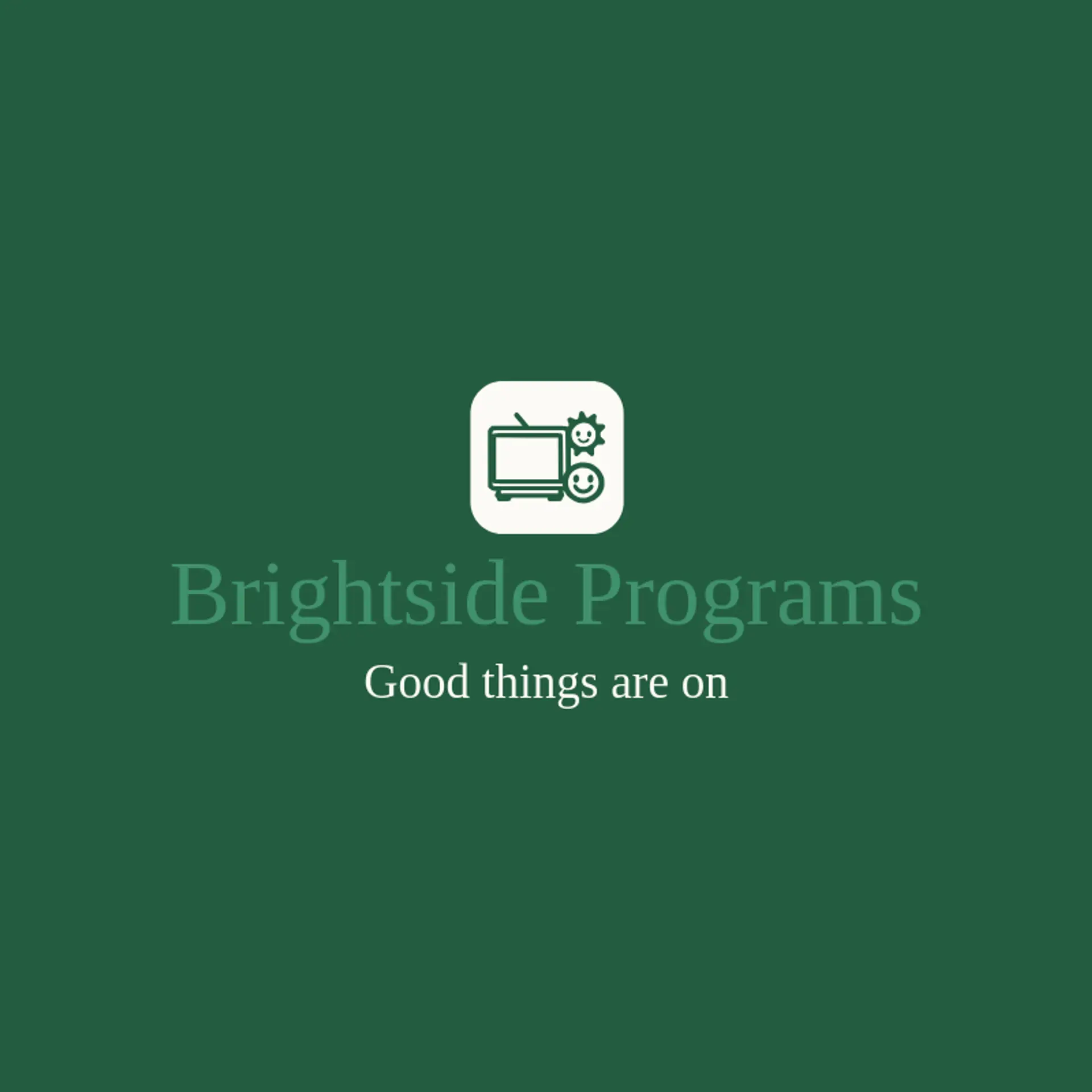 Brightside Programs logo for television