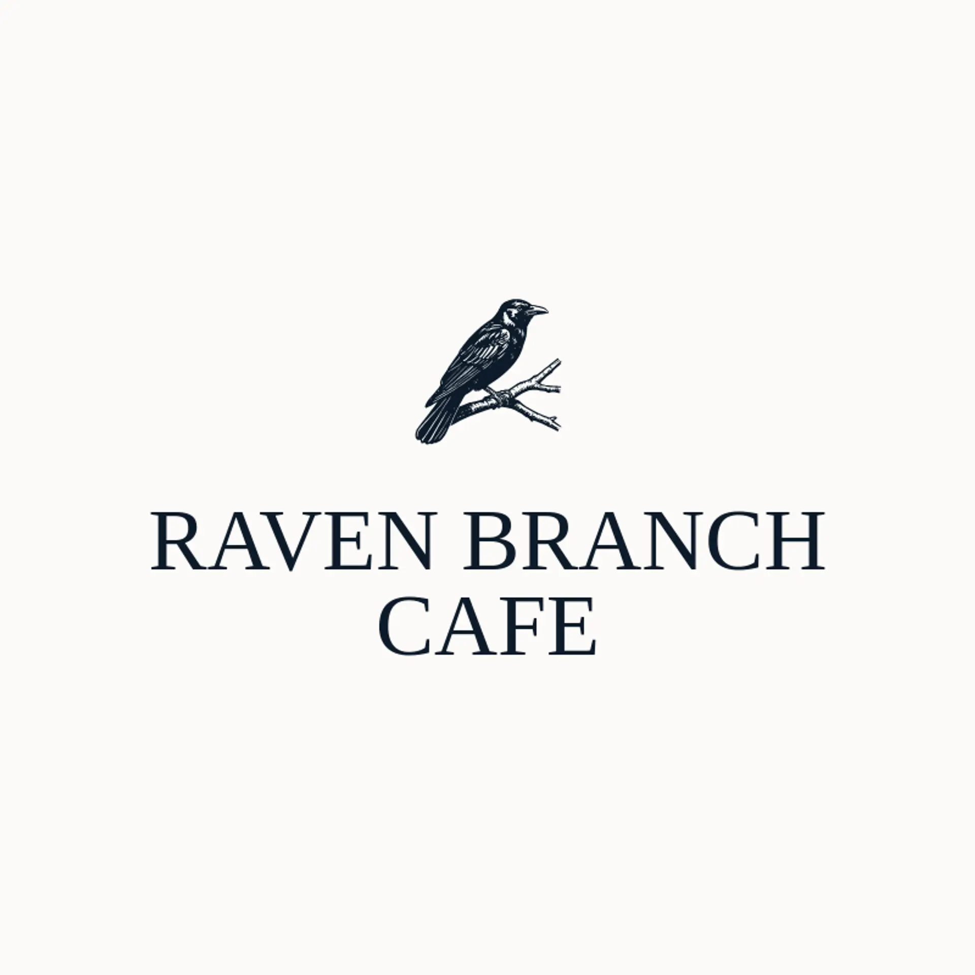 Raven Branch Cafe logo for raven