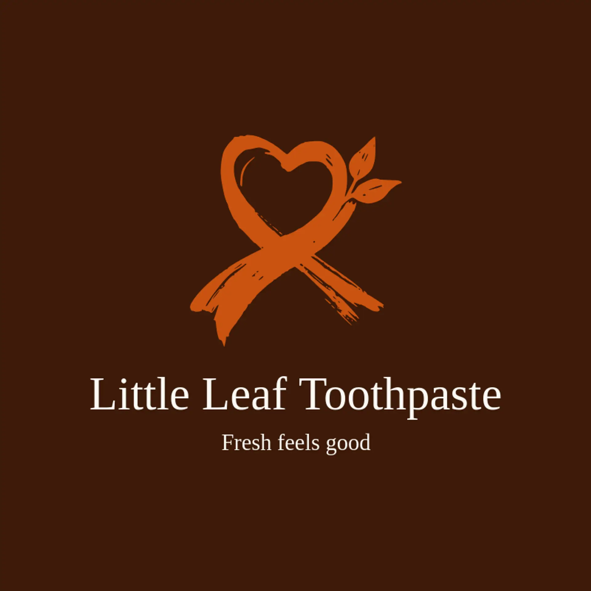 Little Leaf Toothpaste logo for toothpaste