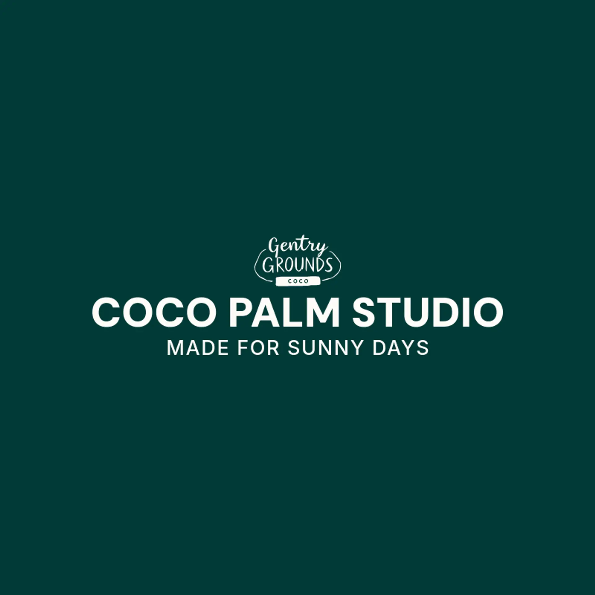 Coco Palm Studio logo for coco