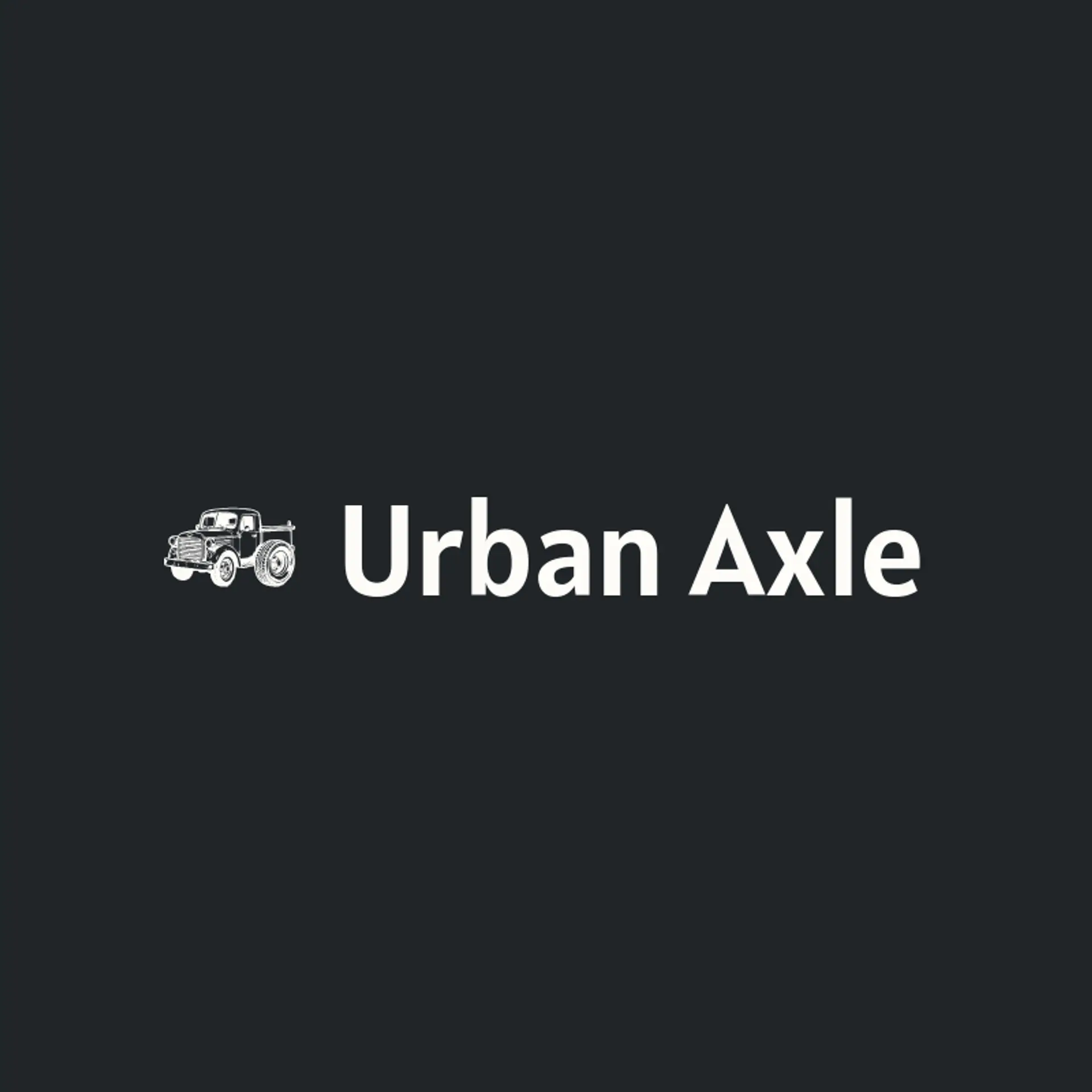 Urban Axle logo for truck