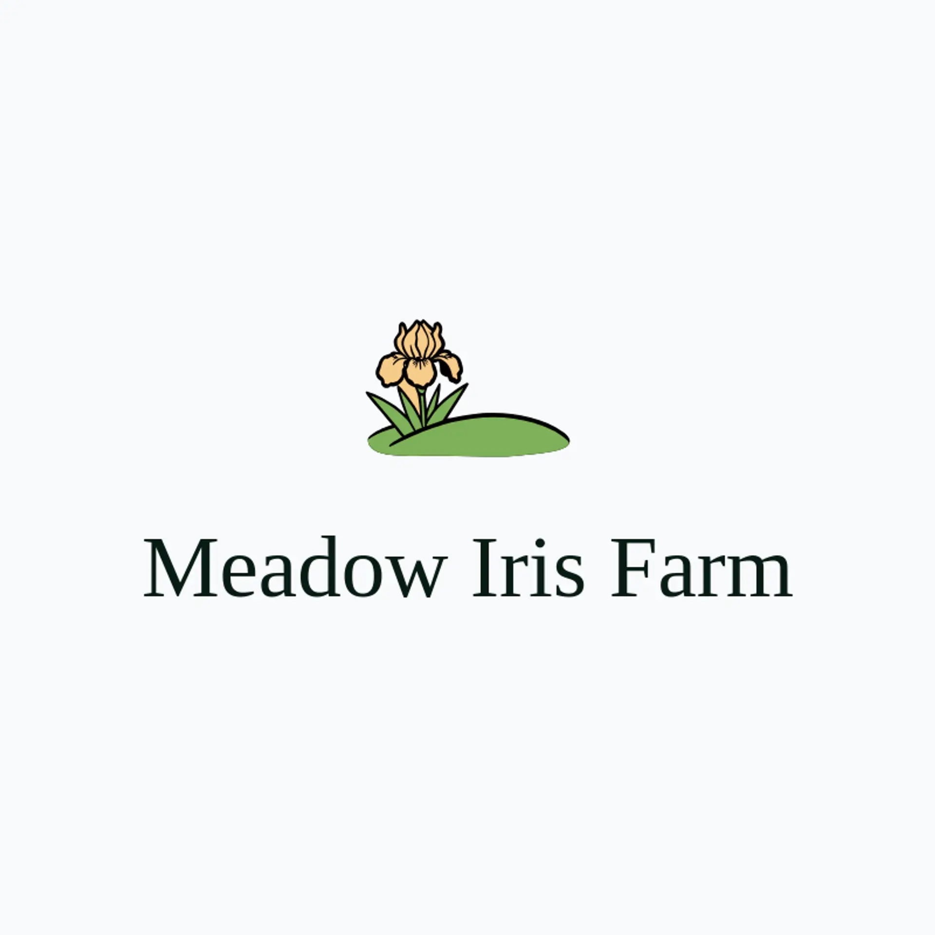 Meadow Iris Farm logo for iris