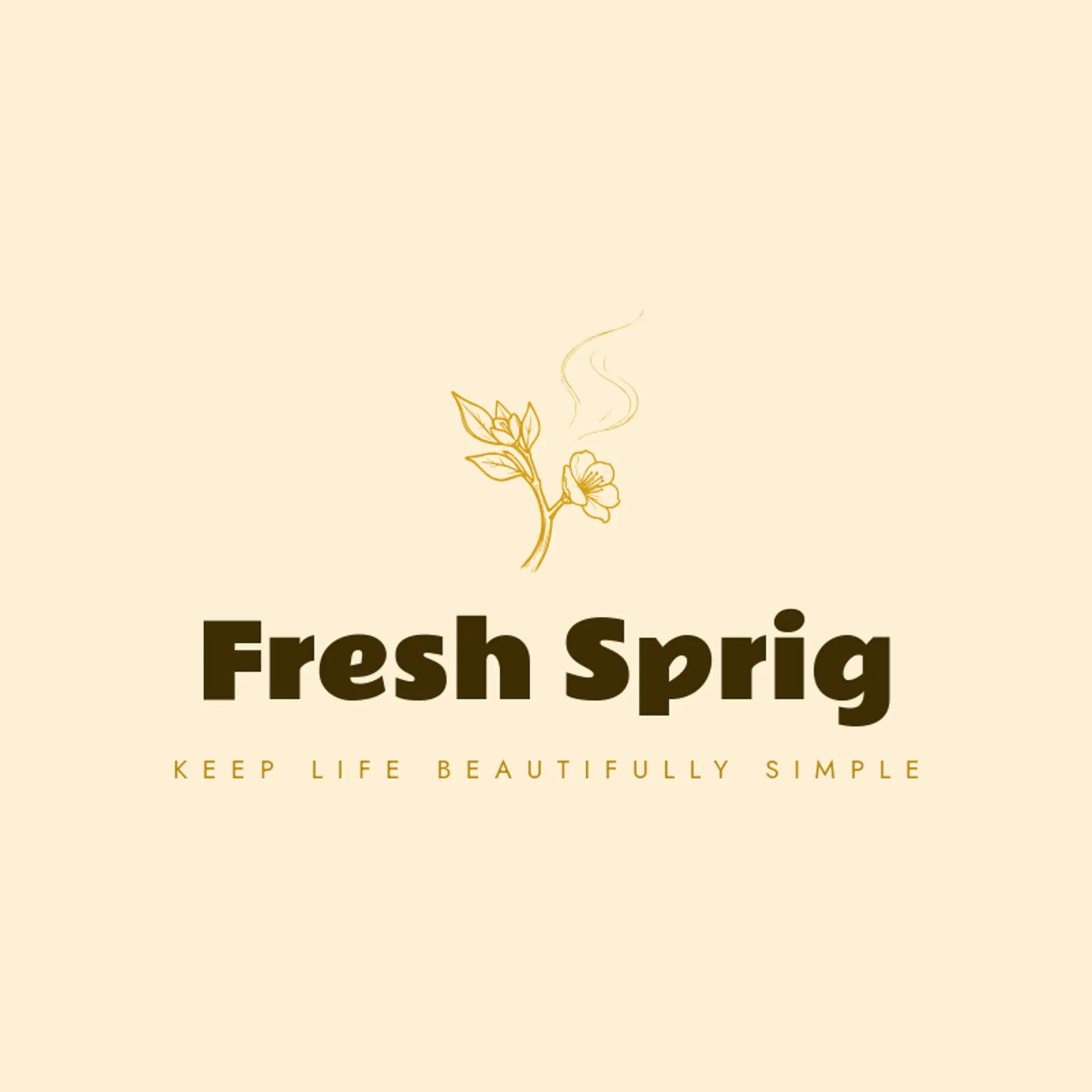 Fresh Sprig logo for tea