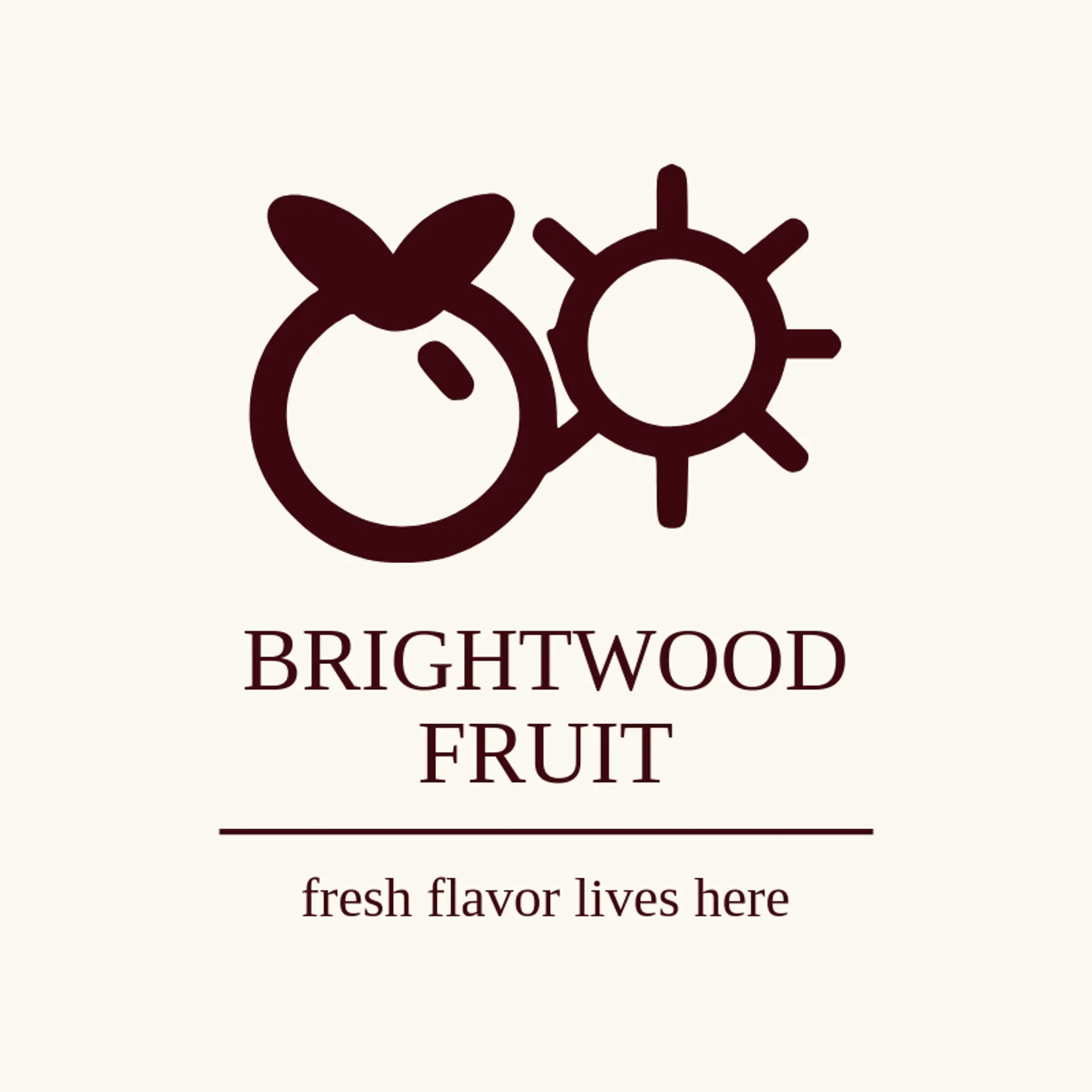 Brightwood Fruit logo for berry