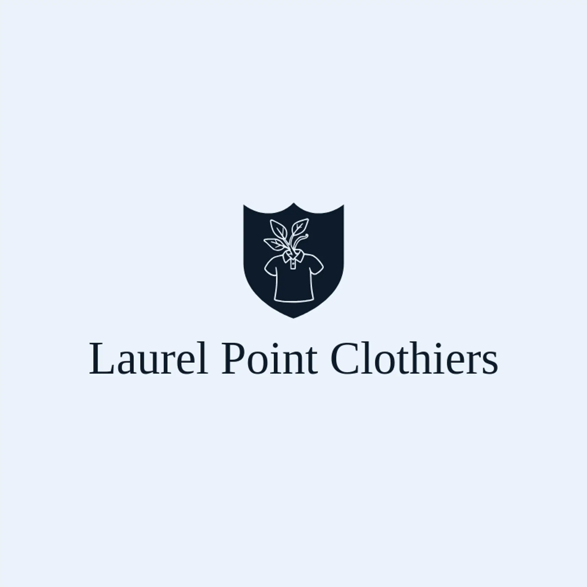 Laurel Point Clothiers logo for polo shirt
