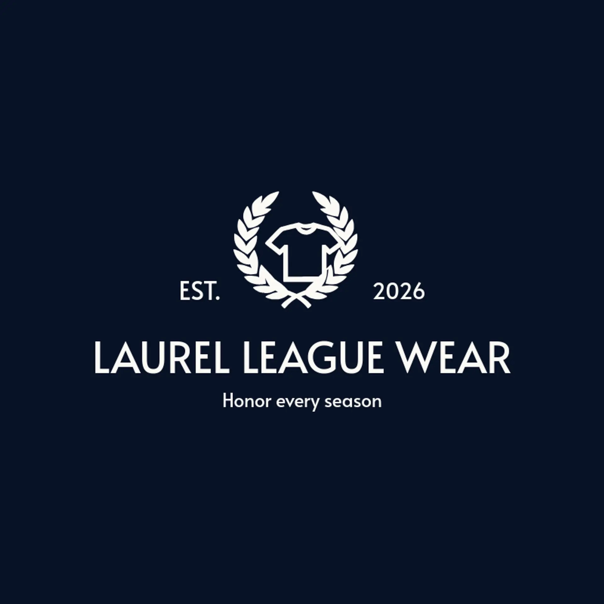 Laurel League Wear logo for jersey