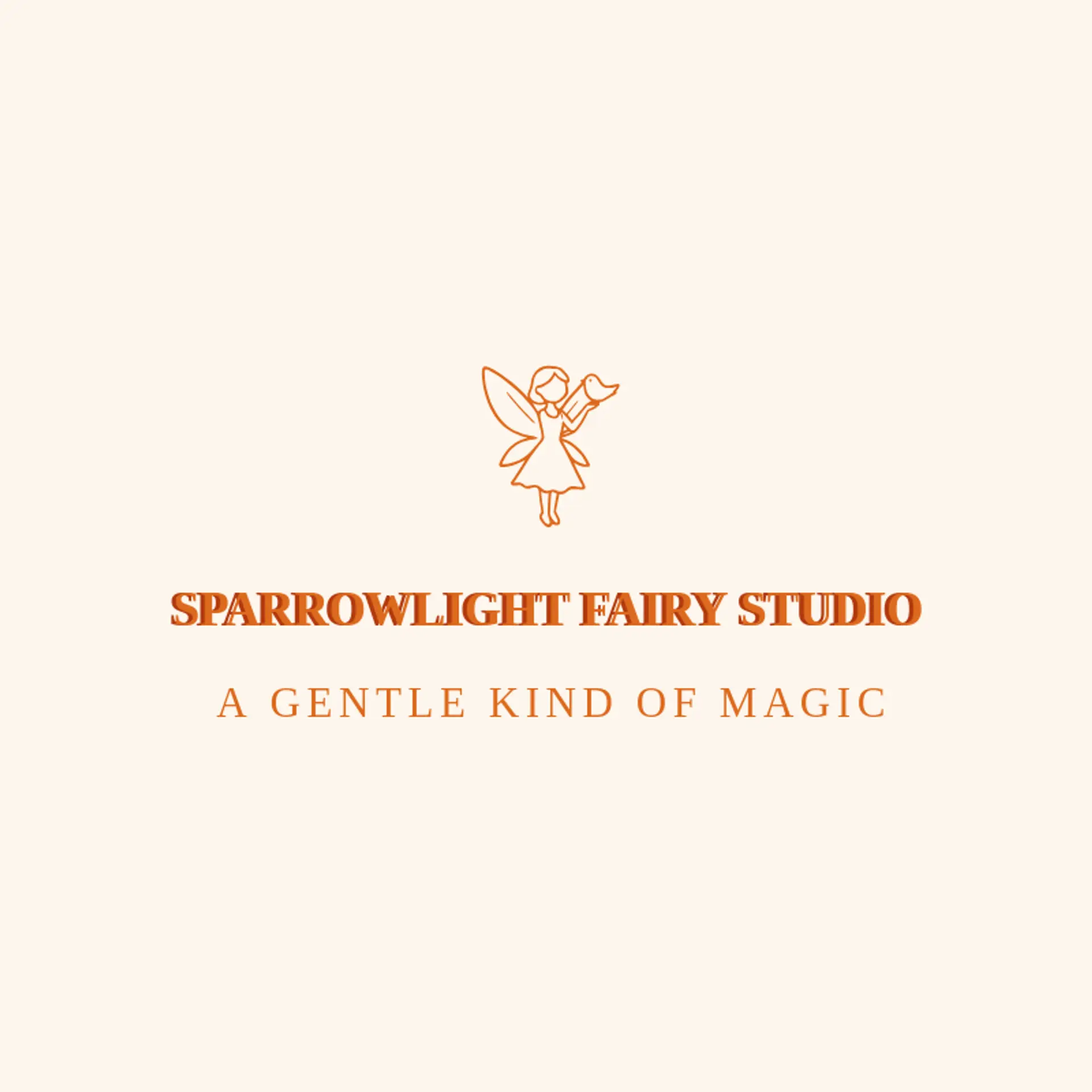 Sparrowlight Fairy Studio logo for fairy