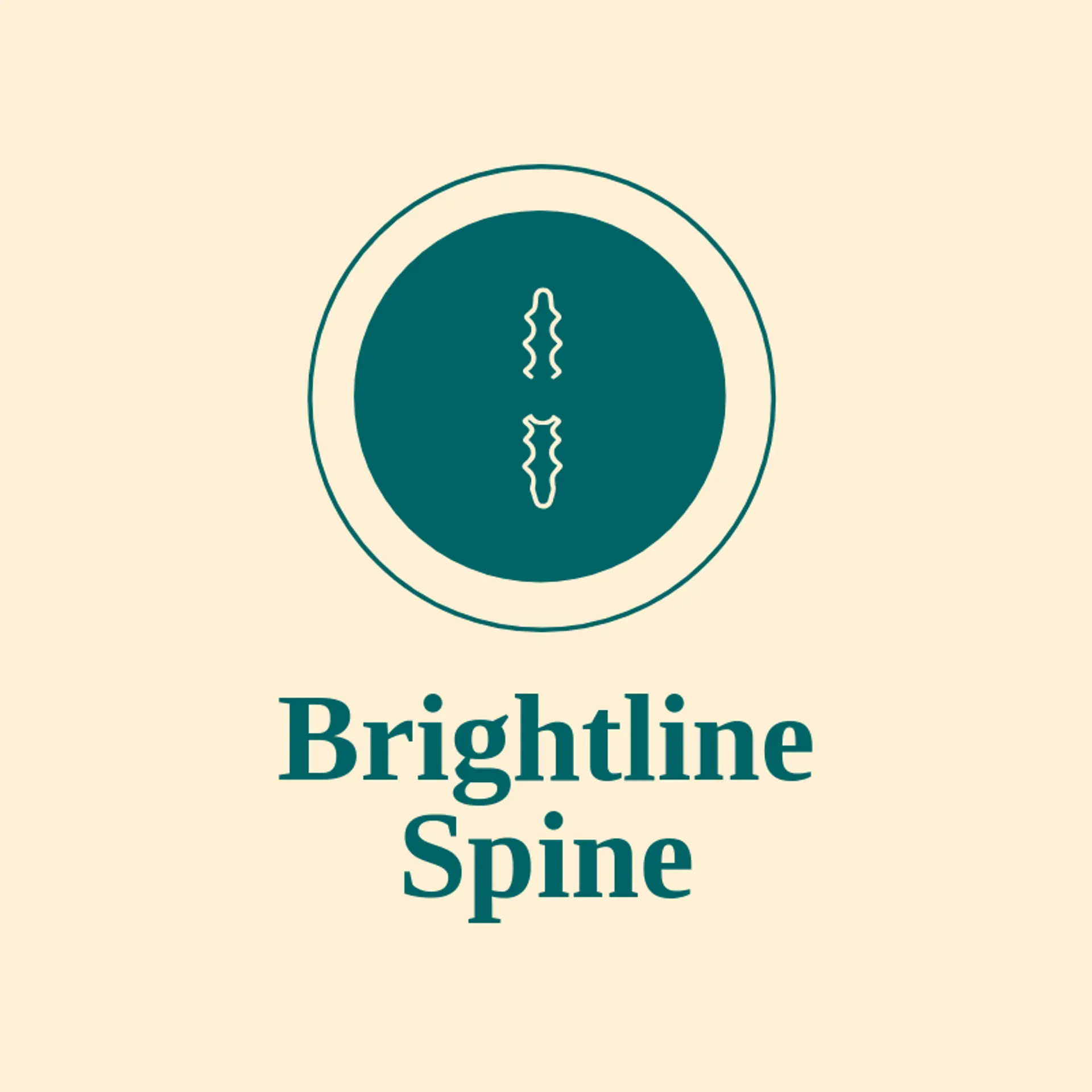 Brightline Spine logo for spine