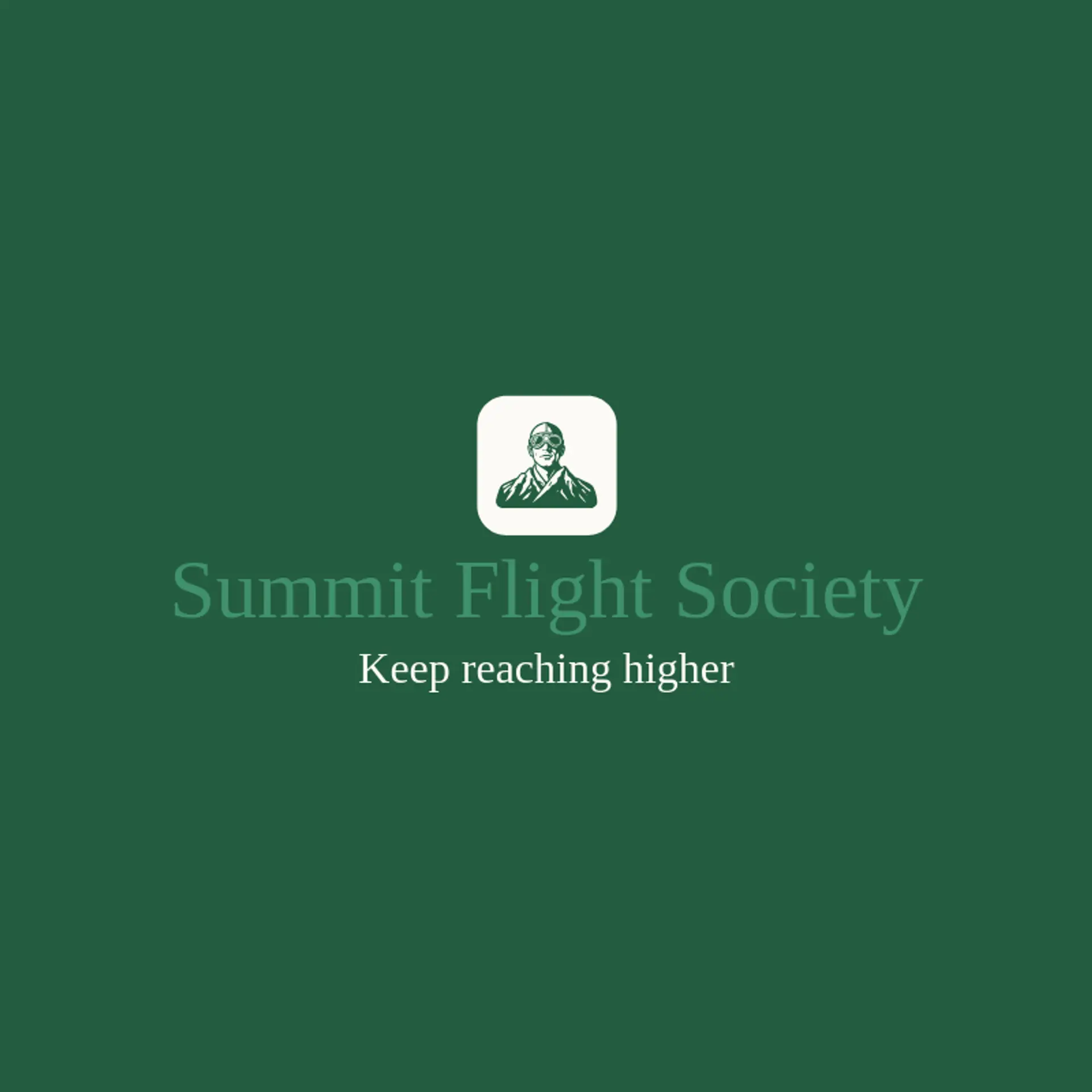 Summit Flight Society logo for aviator
