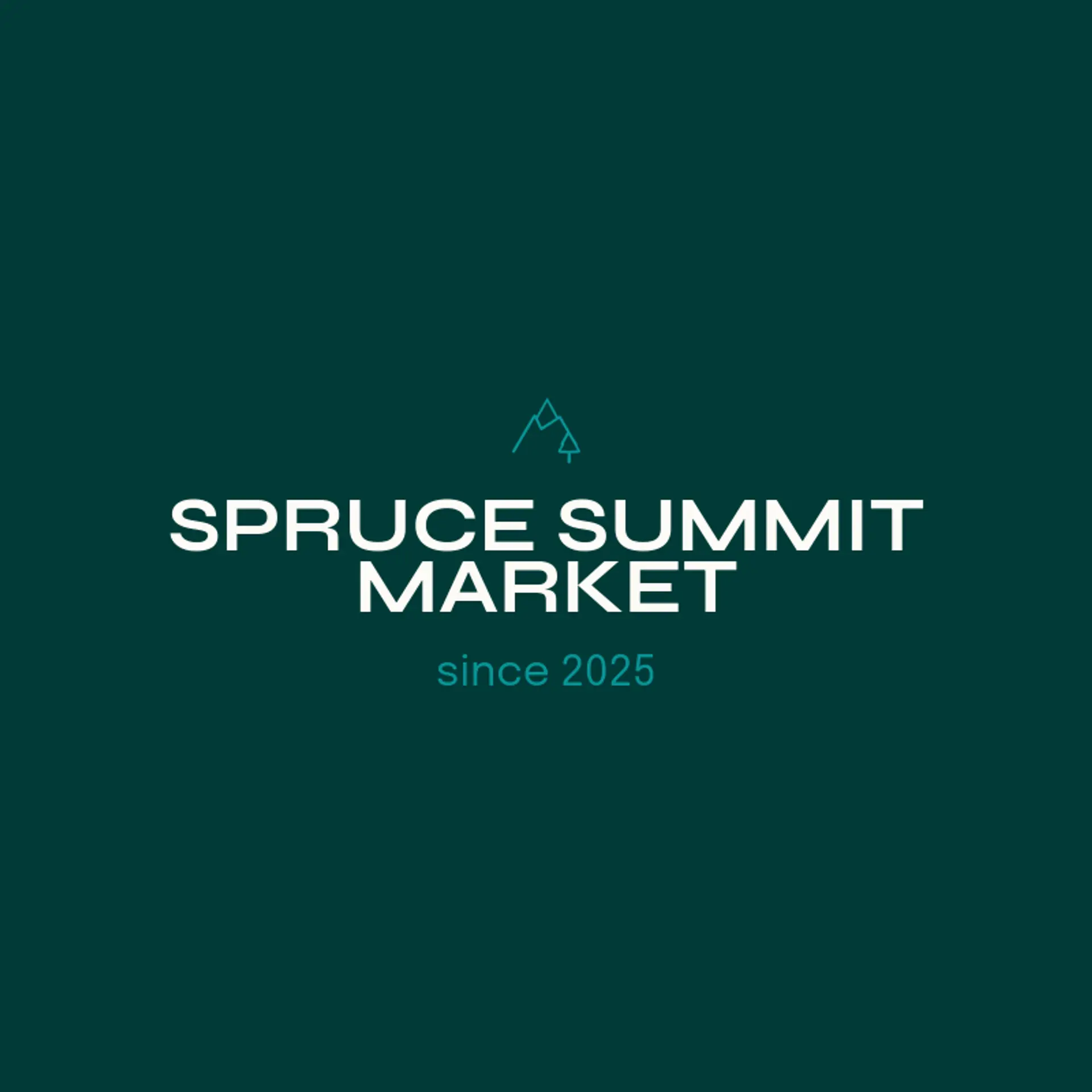 Spruce Summit Market logo for mountain