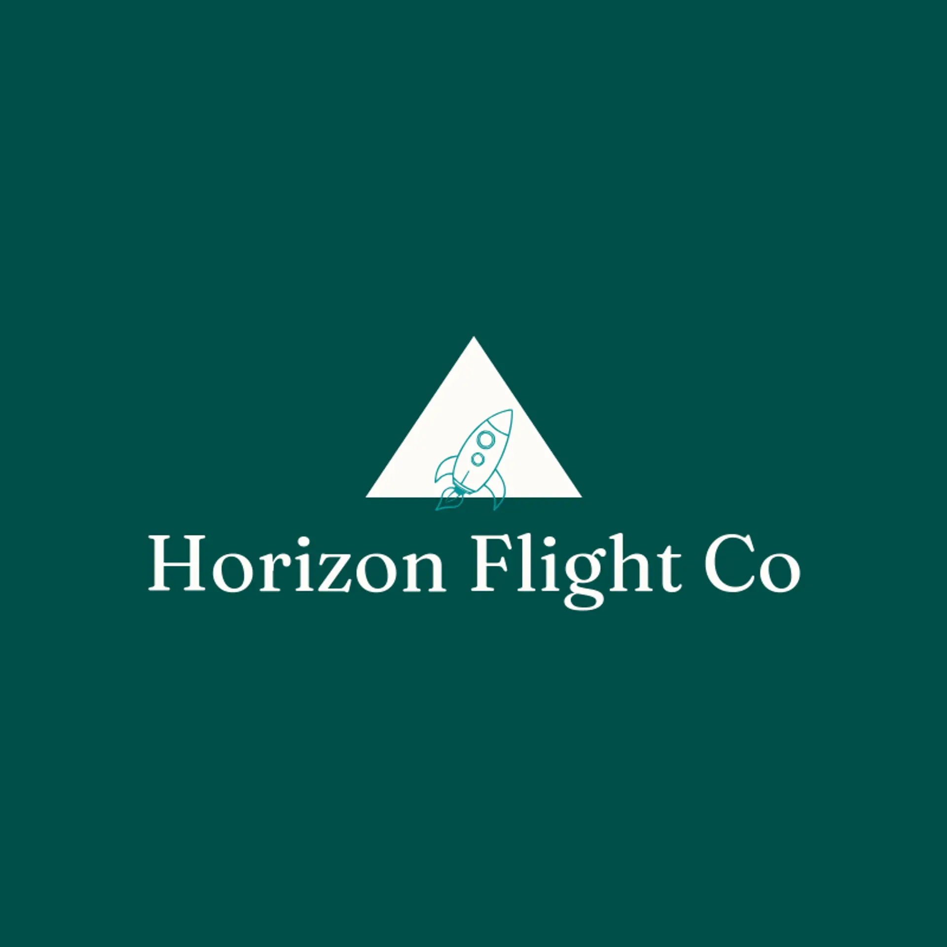 Horizon Flight Co logo for aero