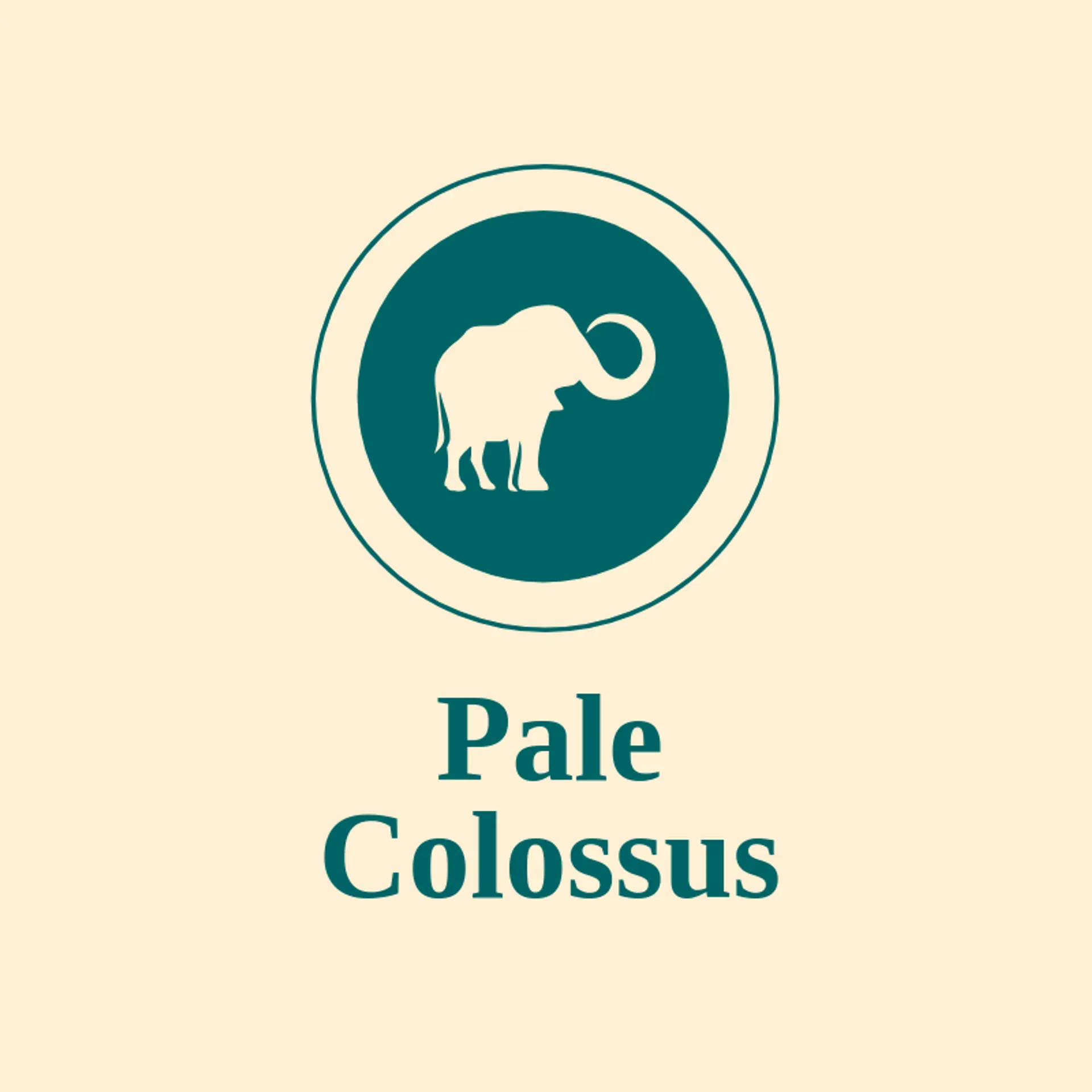 Pale Colossus logo for mammoth