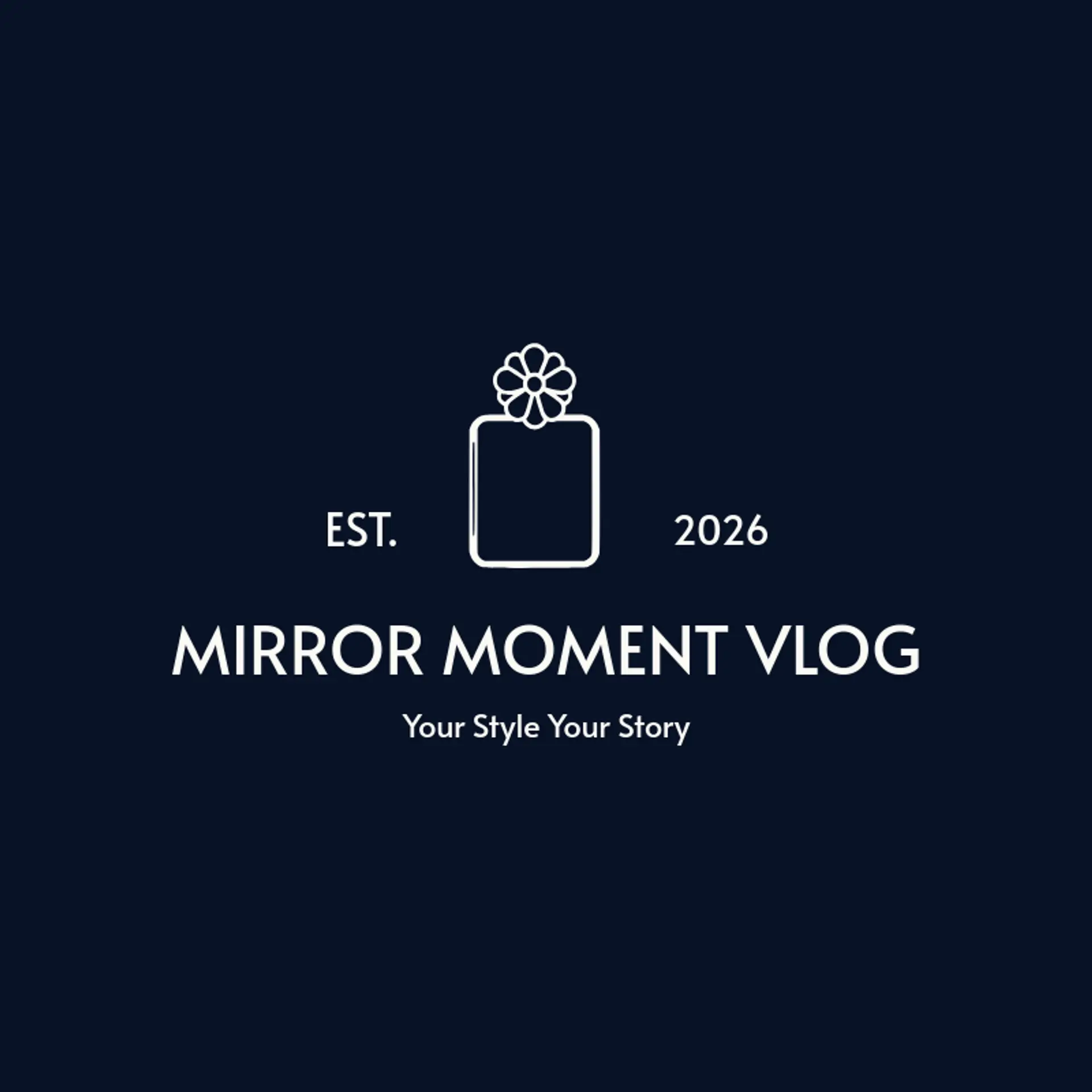Mirror Moment Vlog logo for vlog
