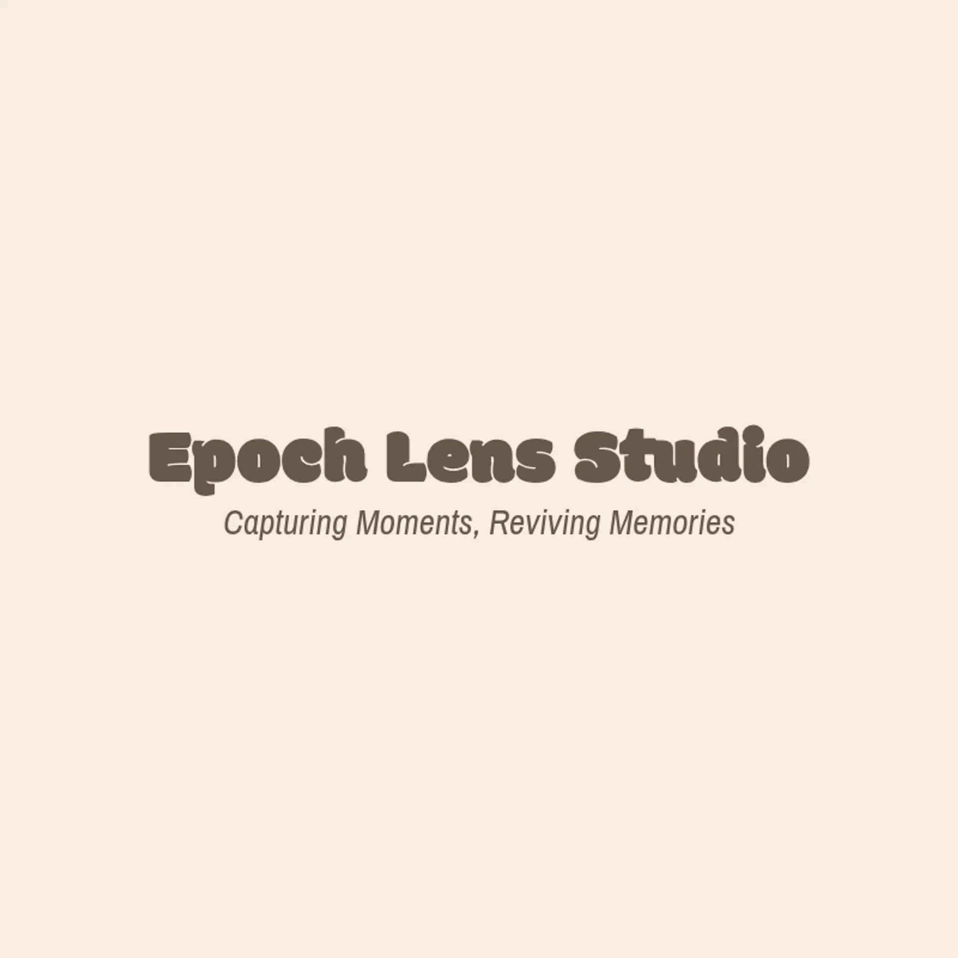 Epoch Lens Studio logo for vintage photography