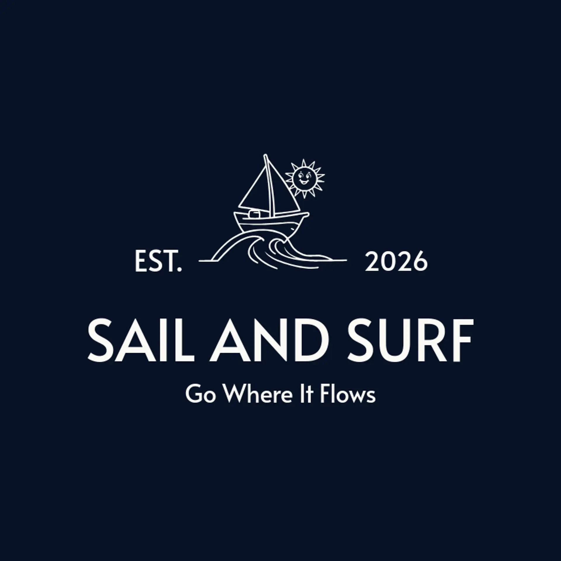 Sail And Surf logo for wave