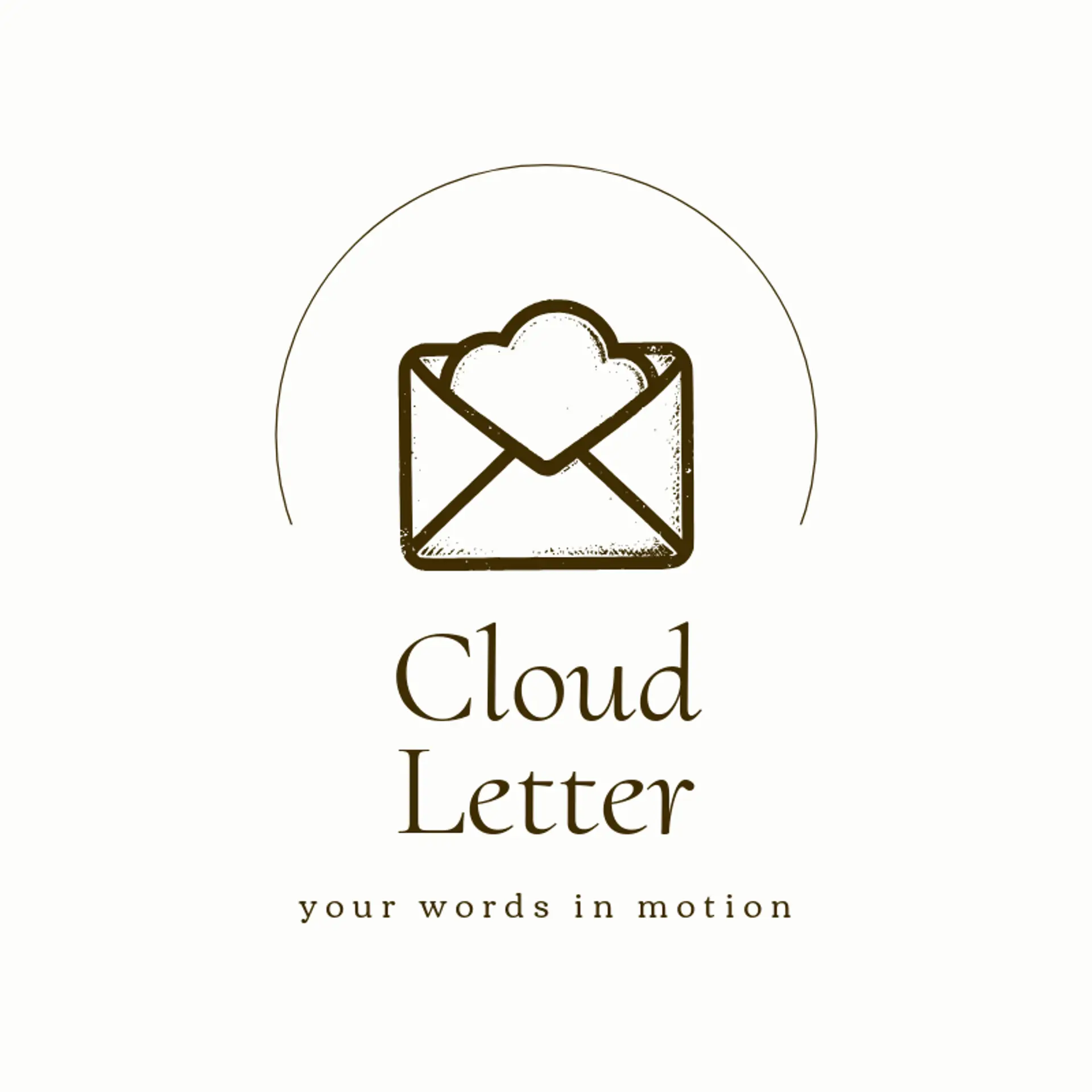 Cloud Letter logo for email