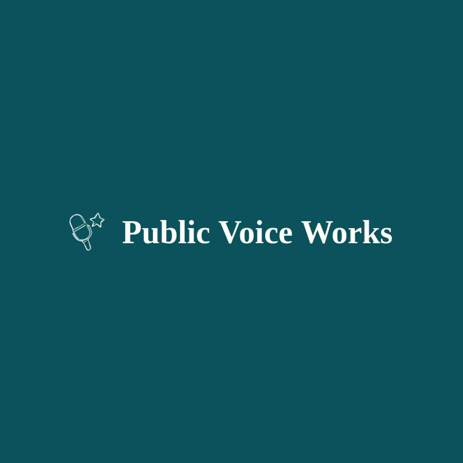 Public Voice Works logo for democracy