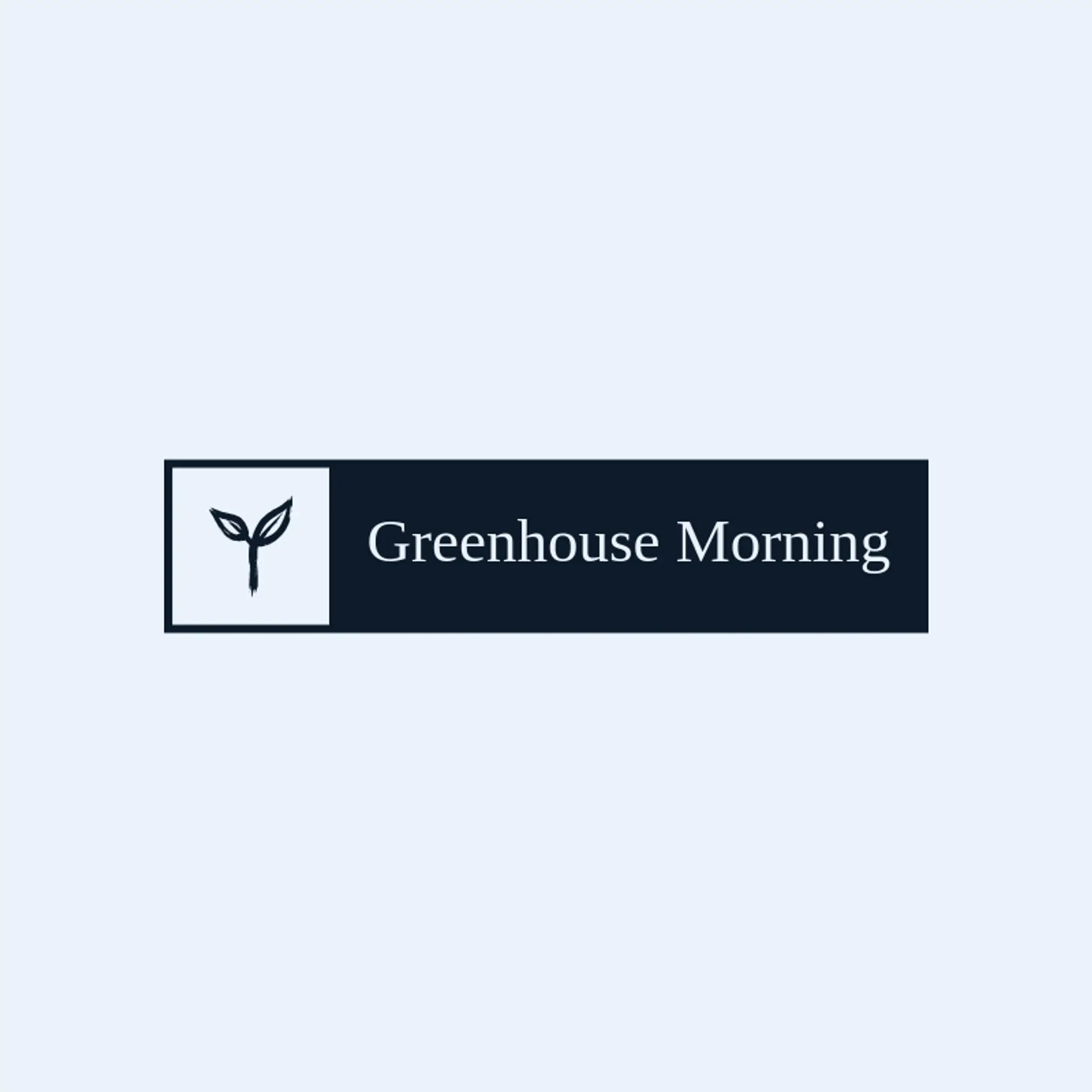 Greenhouse Morning logo for spring