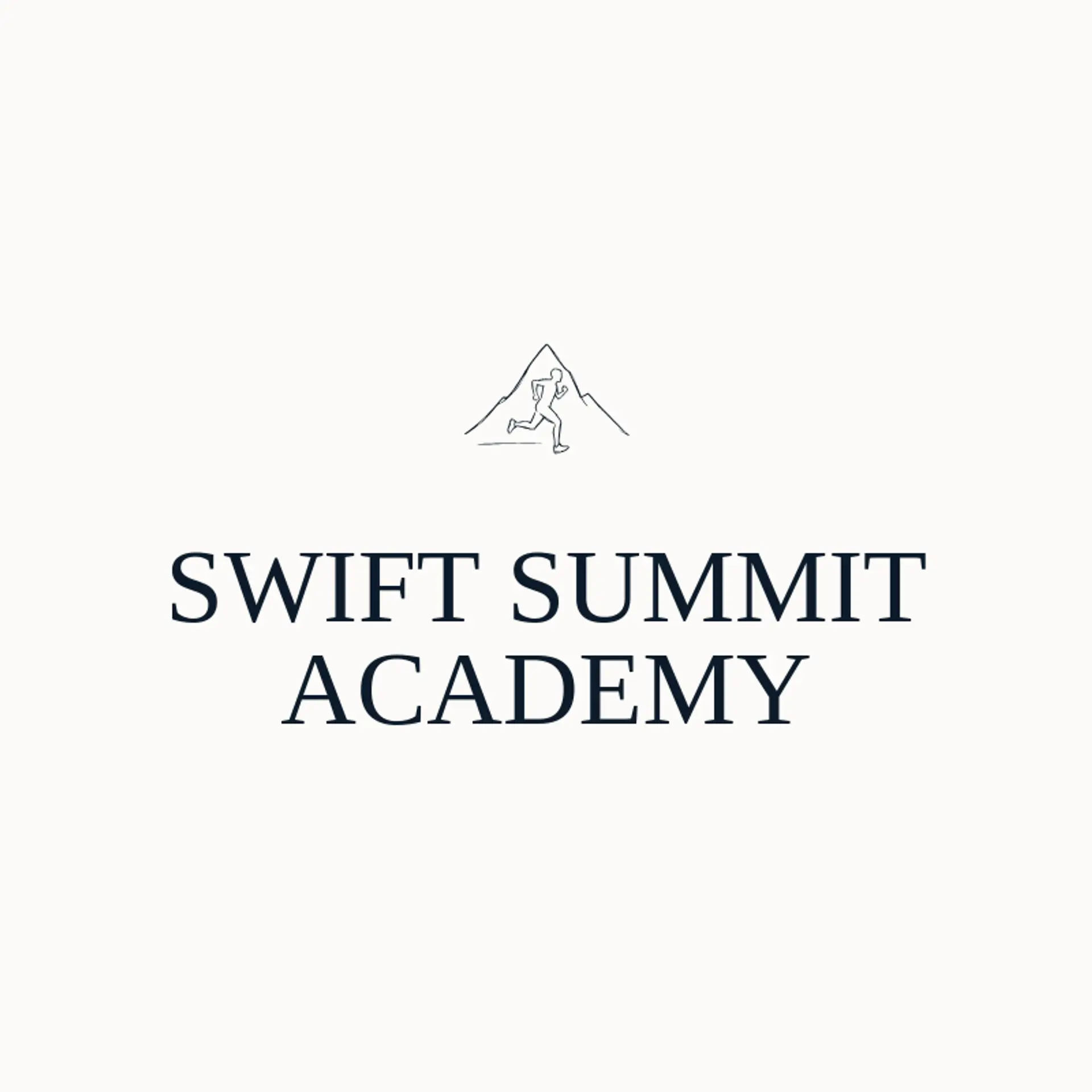 Swift Summit Academy logo for runner