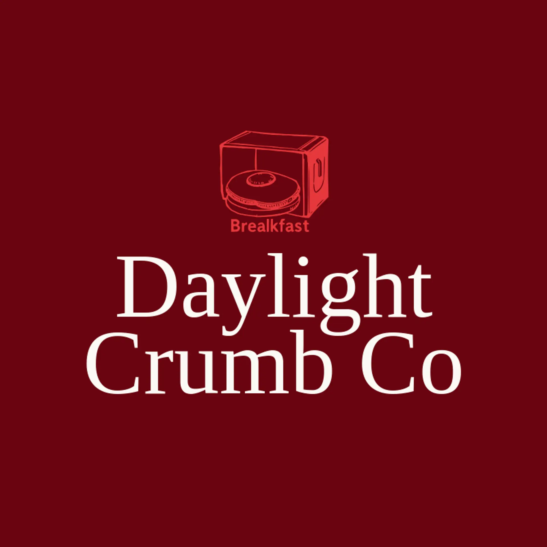 Daylight Crumb Co logo for toast